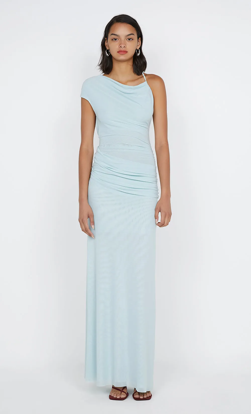 ALARA ASYM DRESS - OCEAN MIST