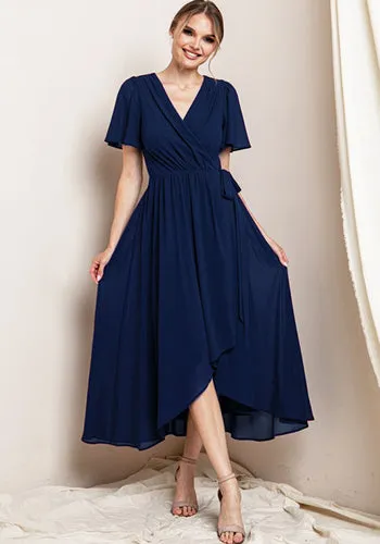 Amanda Dress in Navy