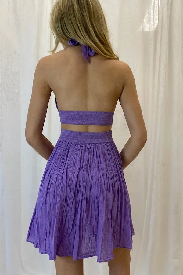 Artemis Mini Dress Lavender