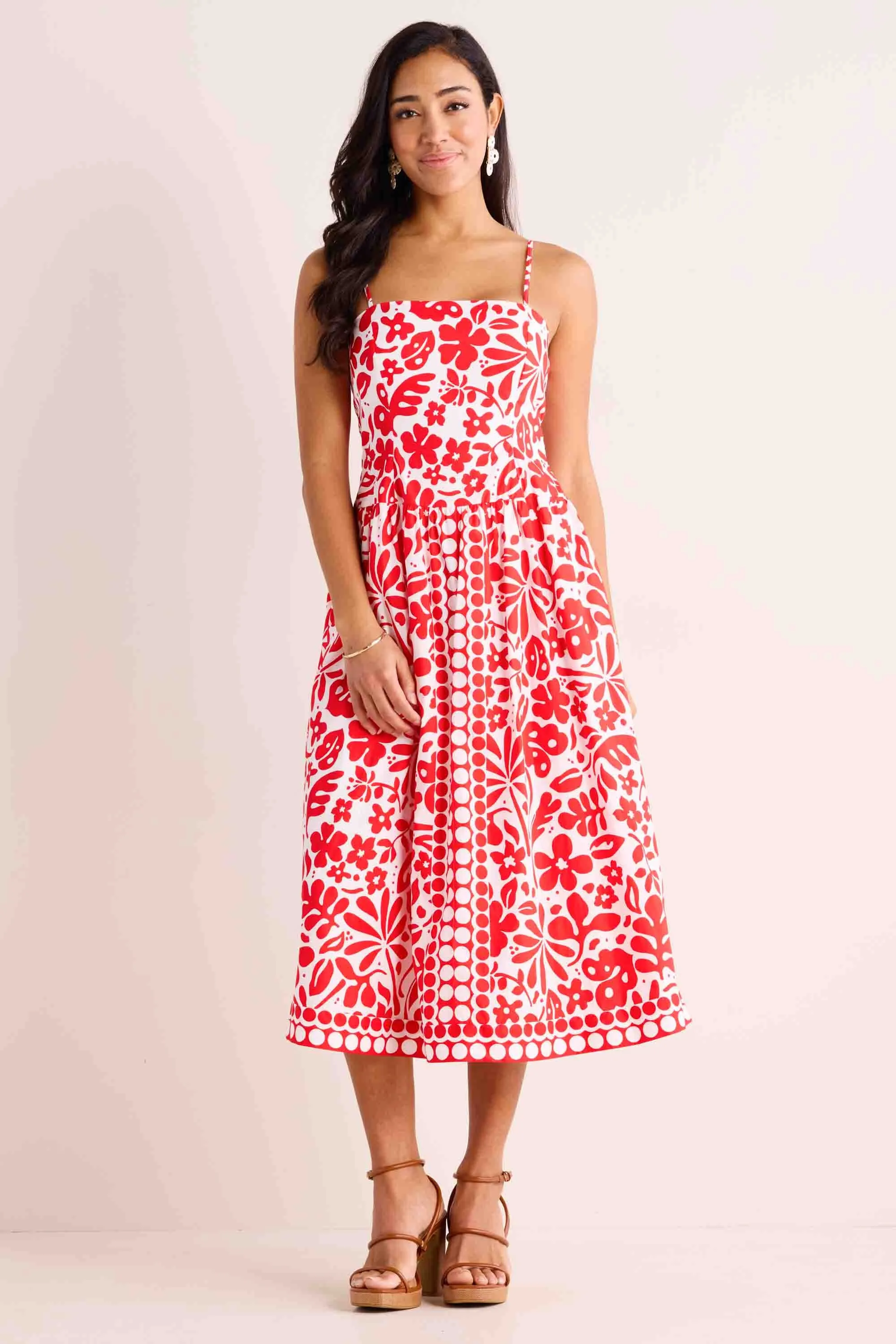 Brady Dress- Red