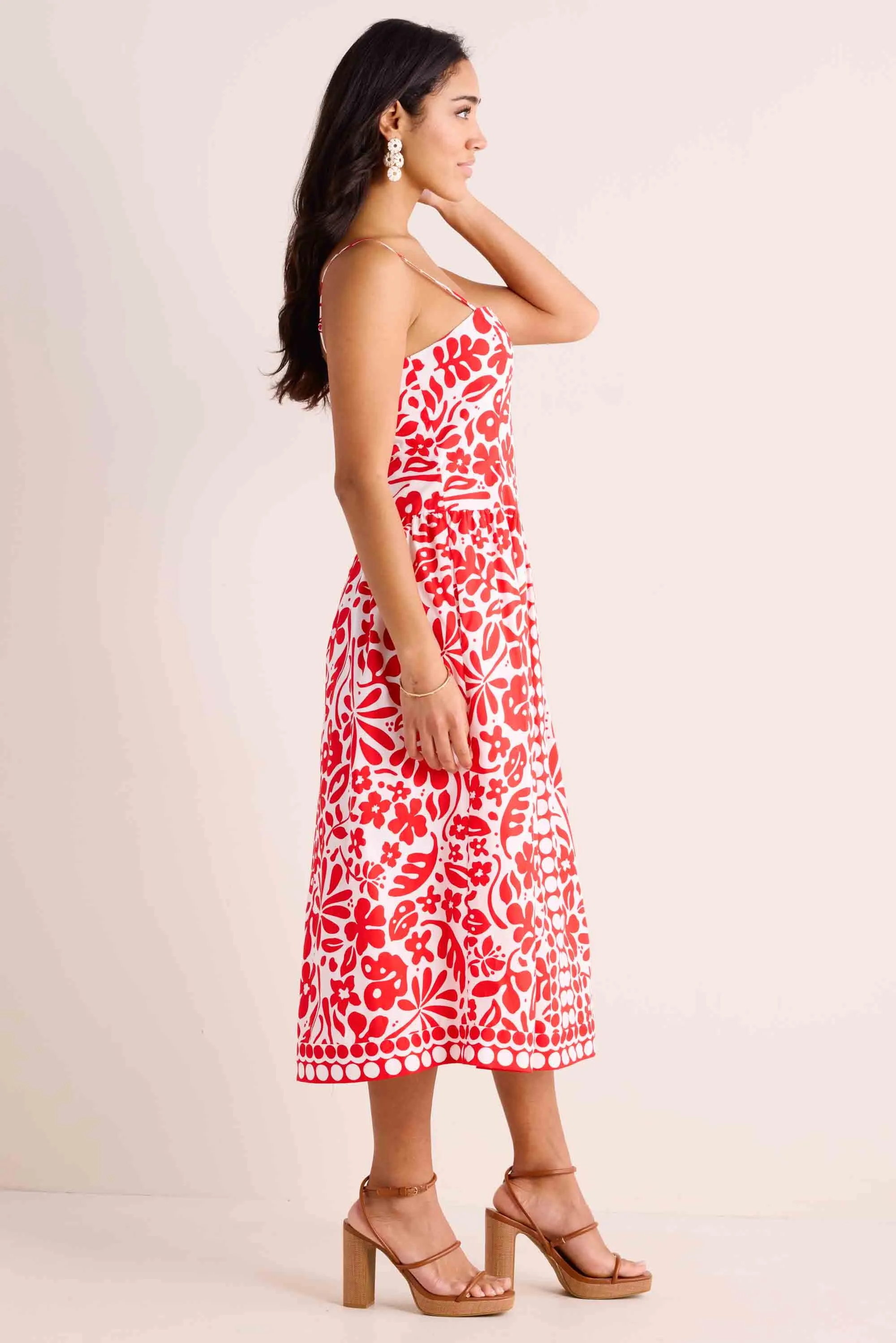 Brady Dress- Red