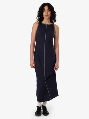 Contour Slip Midi Dress - Peacoat