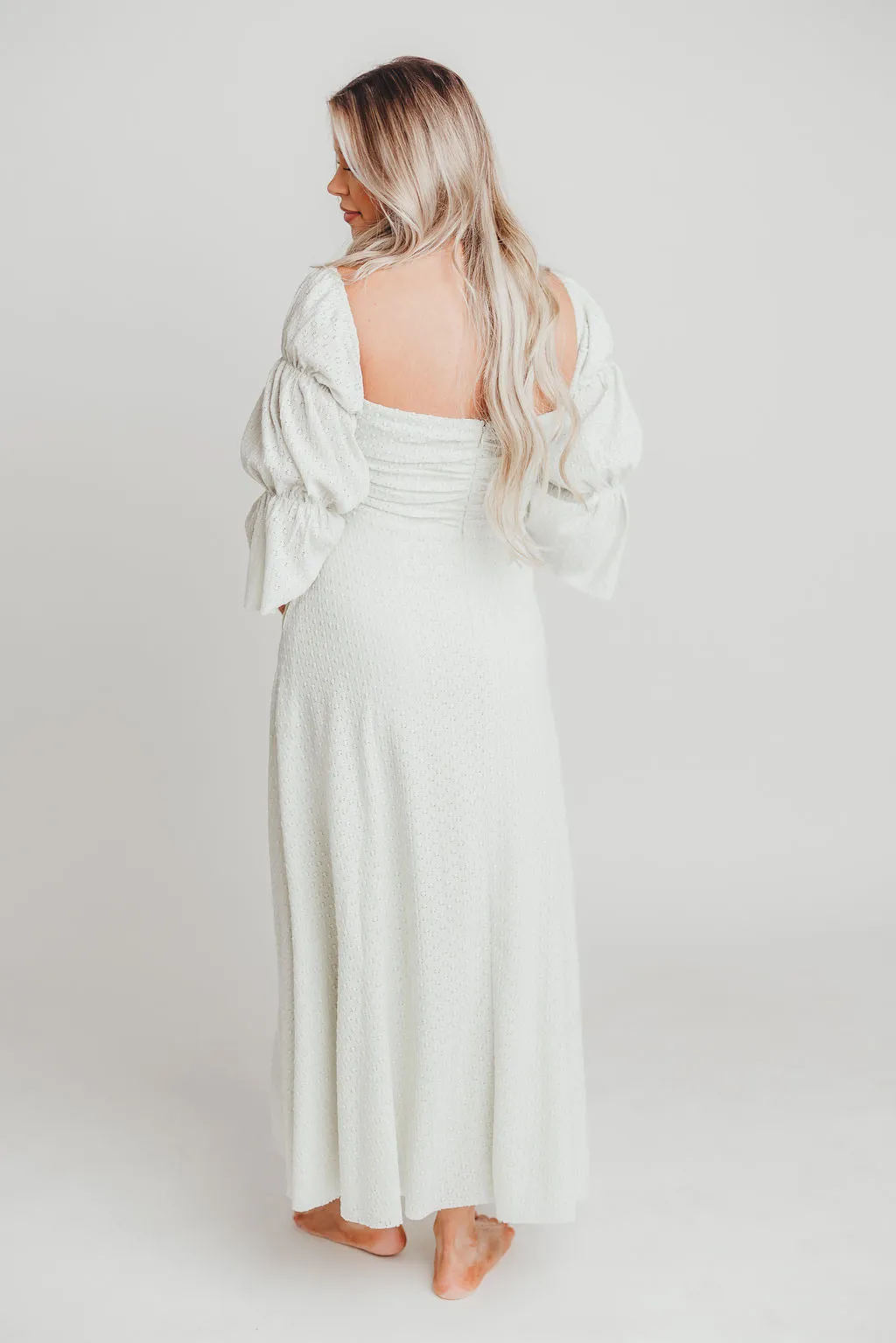 Corrine Tiered Sleeve Maxi Dress with Pockets in Mint - Bump Friendly & Inclusive Sizing (S-3XL) - PRE-ORDER