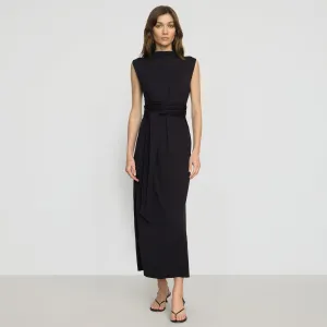 Eden Sleeveless Tie-Front Dress