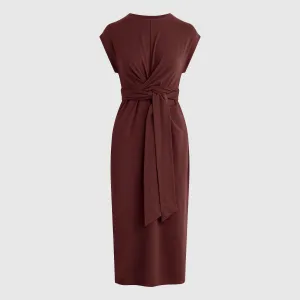 Fei Tie-Front Organic Cotton Dress (Petite)