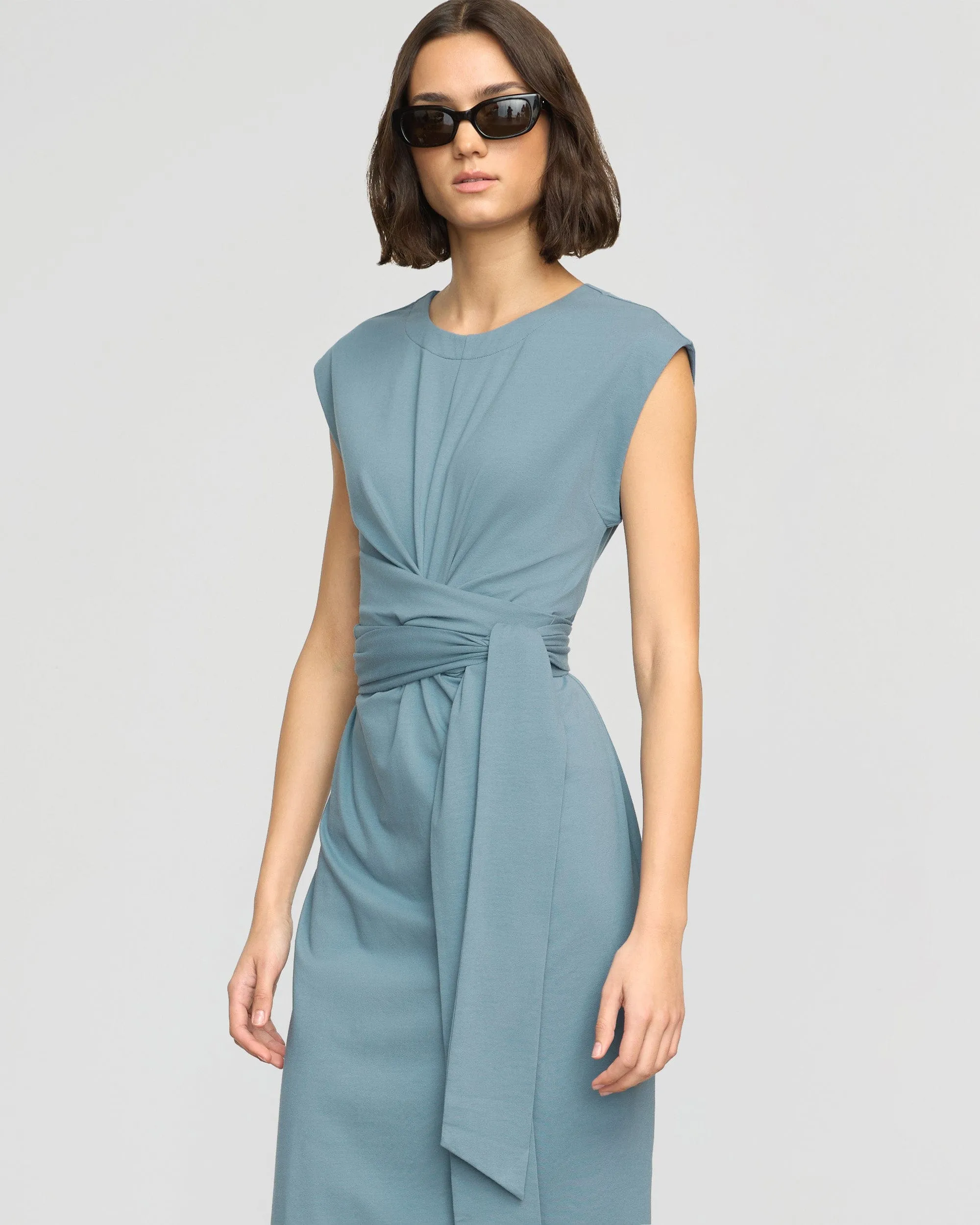 Fei Tie-Front Organic Cotton Dress