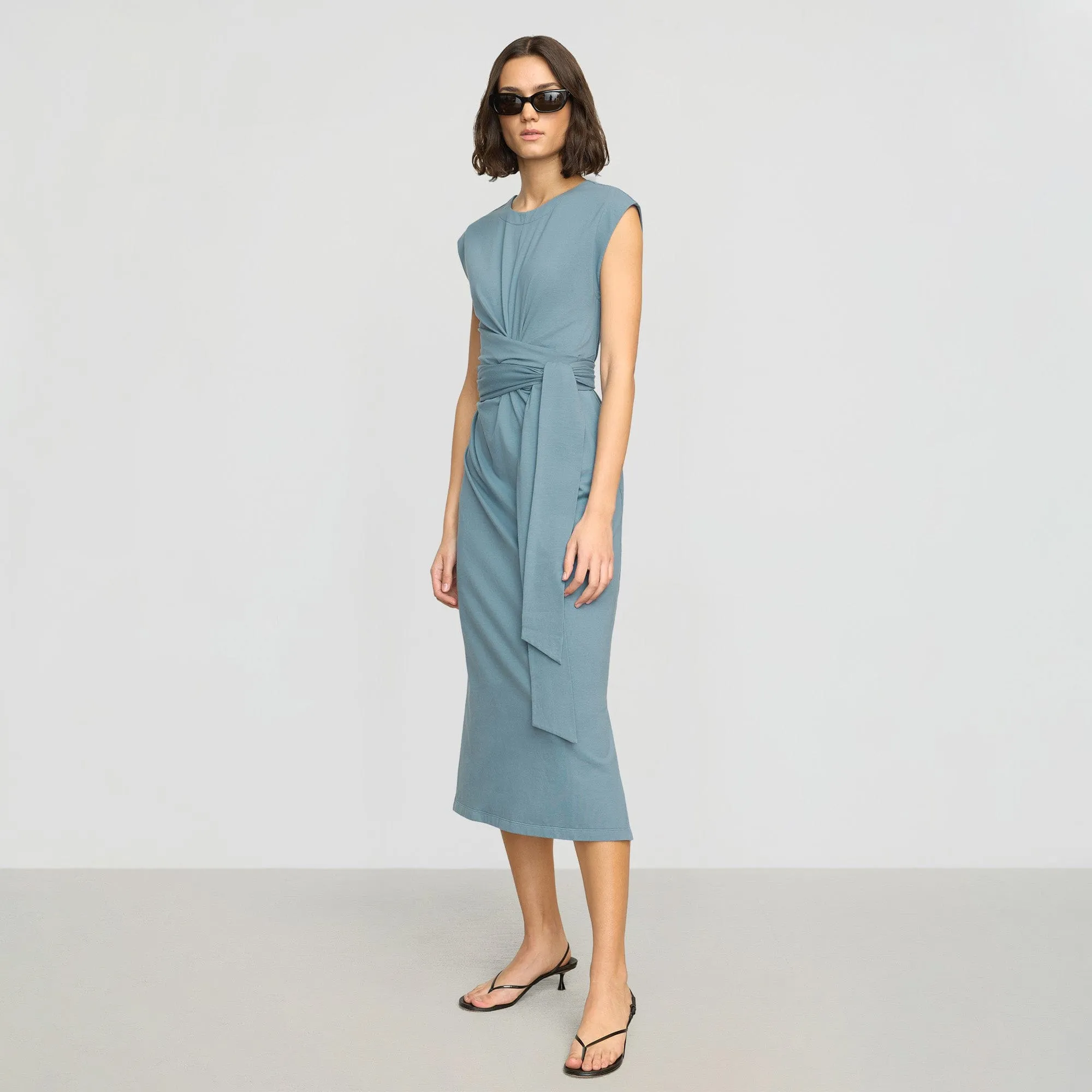 Fei Tie-Front Organic Cotton Dress