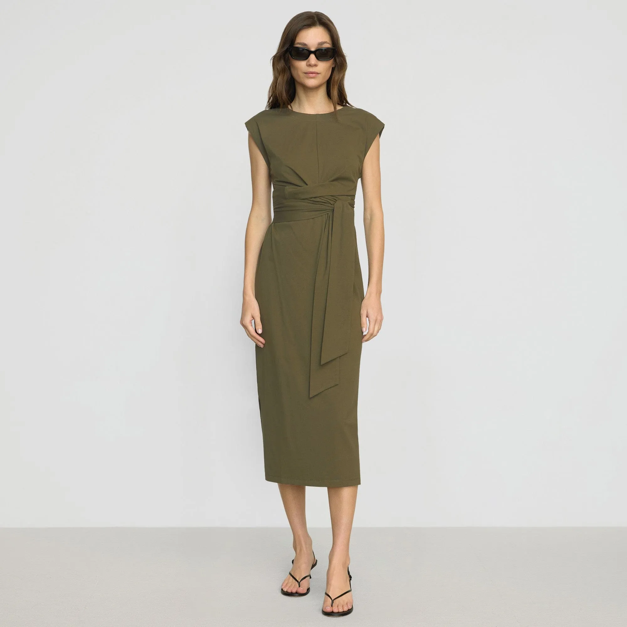 Fei Tie-Front Organic Cotton Dress