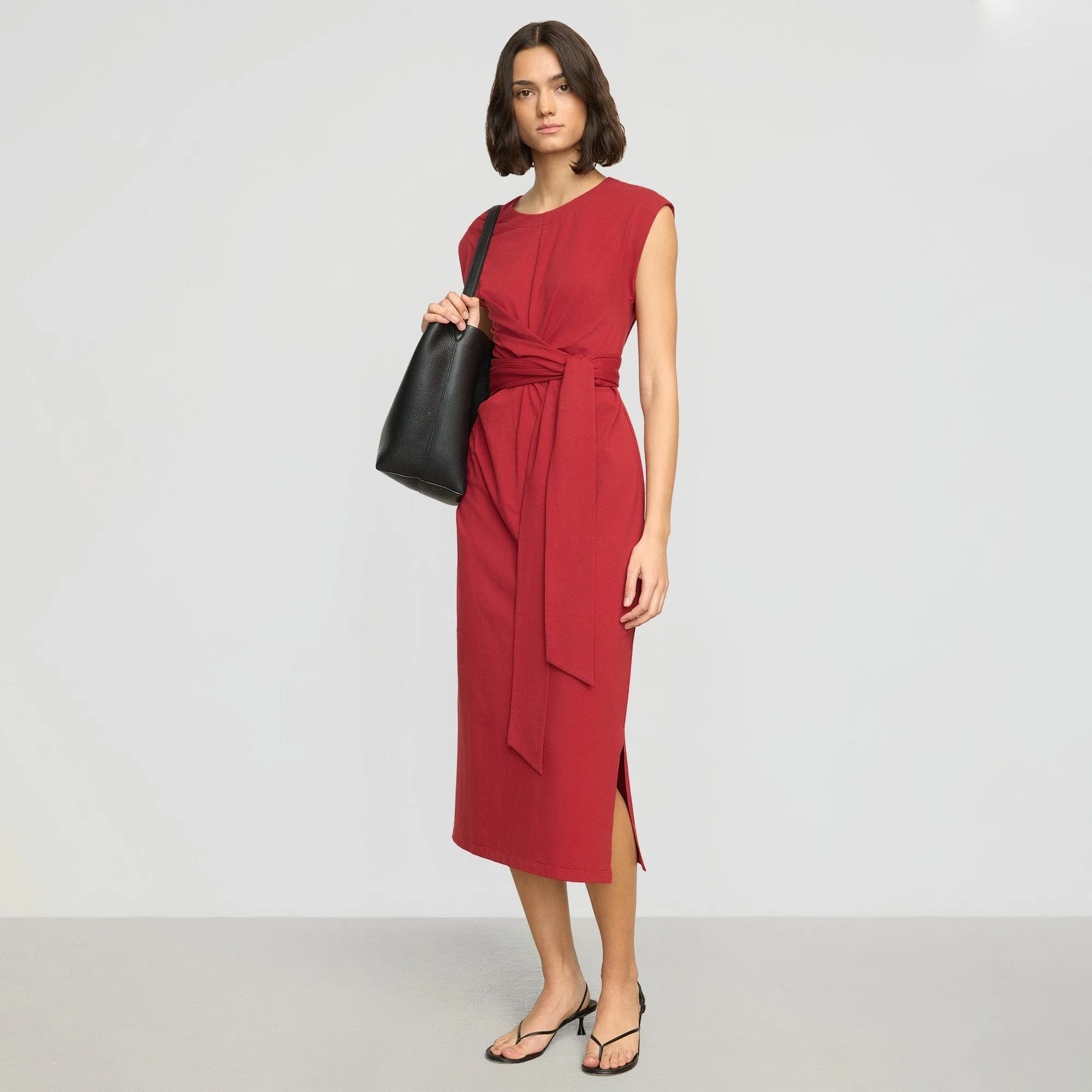 Fei Tie-Front Organic Cotton Dress