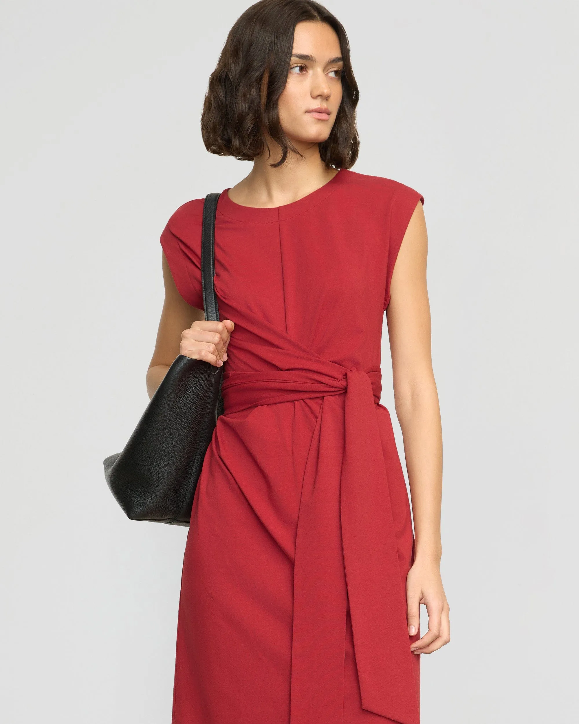 Fei Tie-Front Organic Cotton Dress