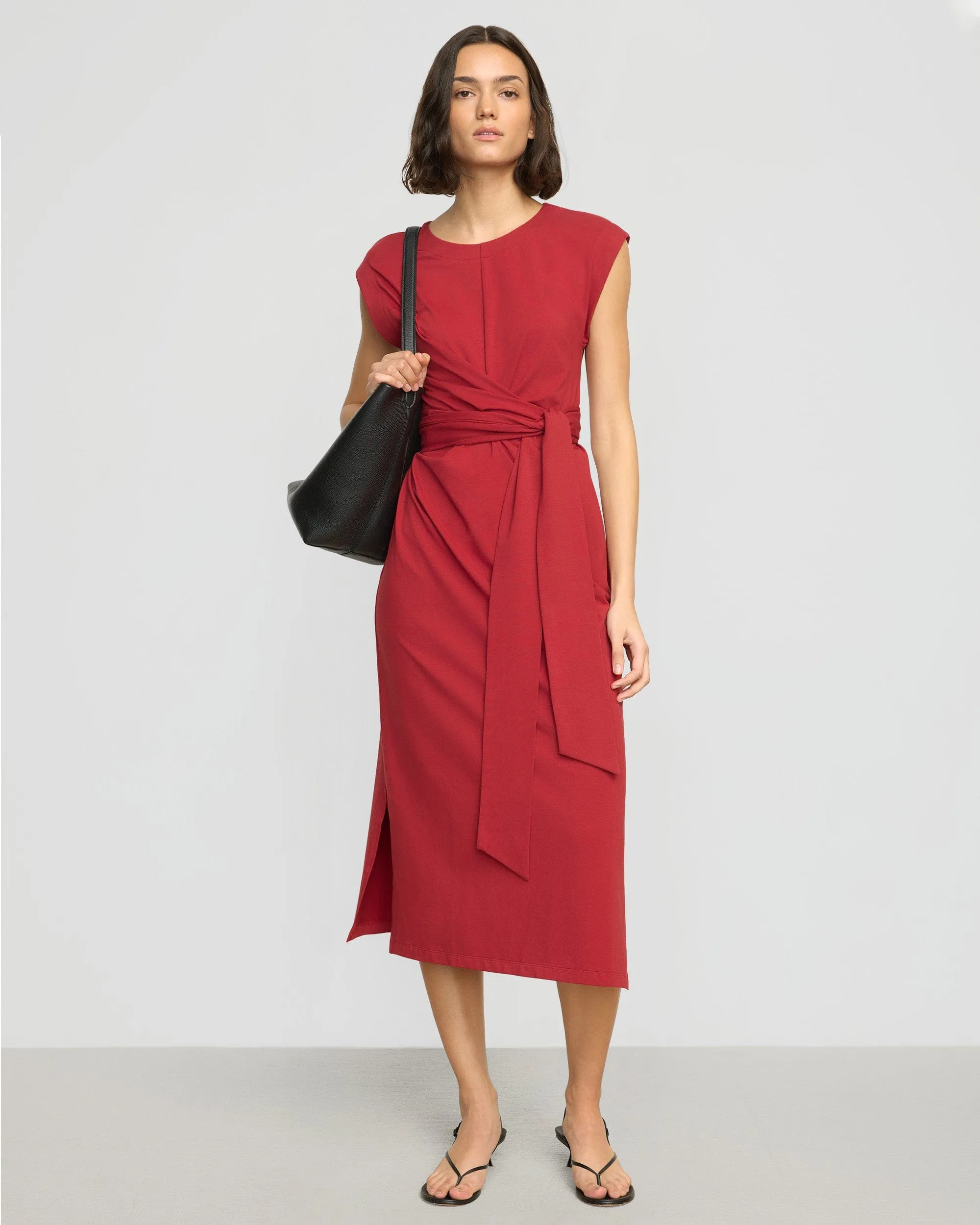 Fei Tie-Front Organic Cotton Dress