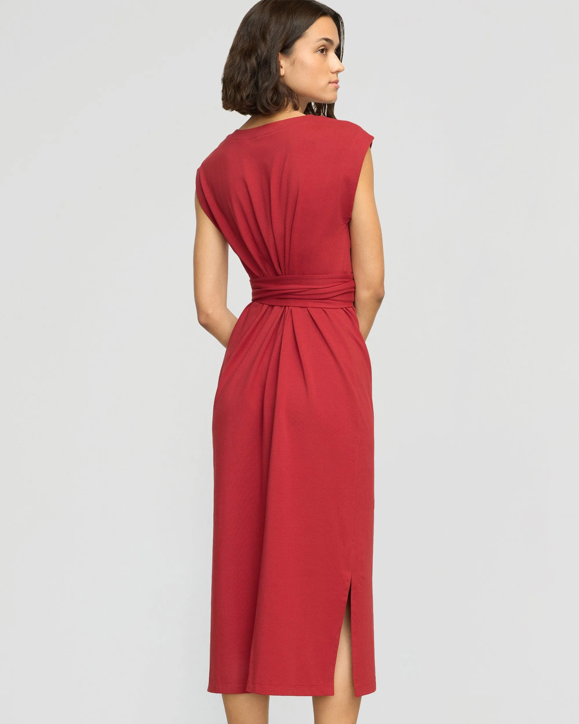 Fei Tie-Front Organic Cotton Dress