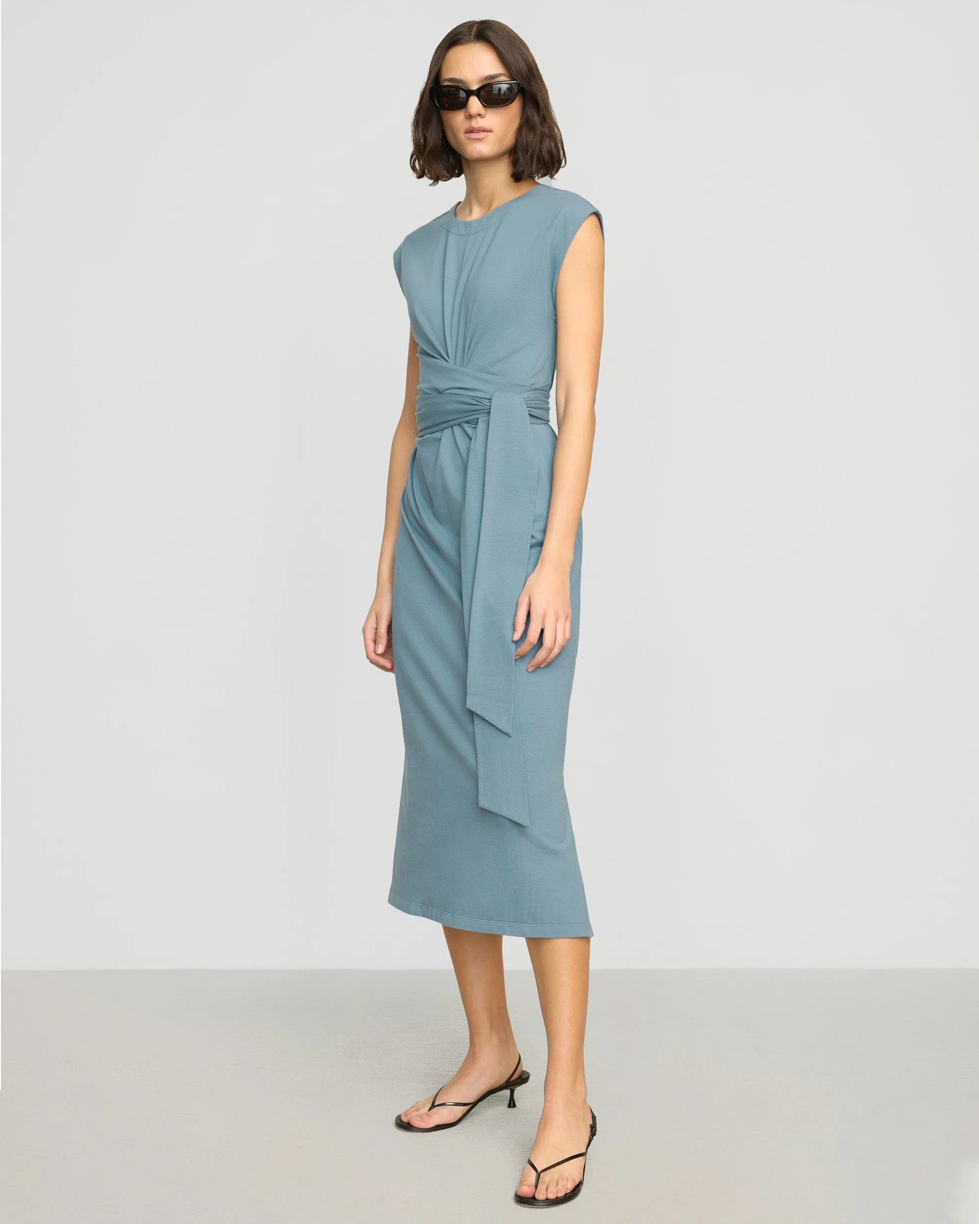 Fei Tie-Front Organic Cotton Dress