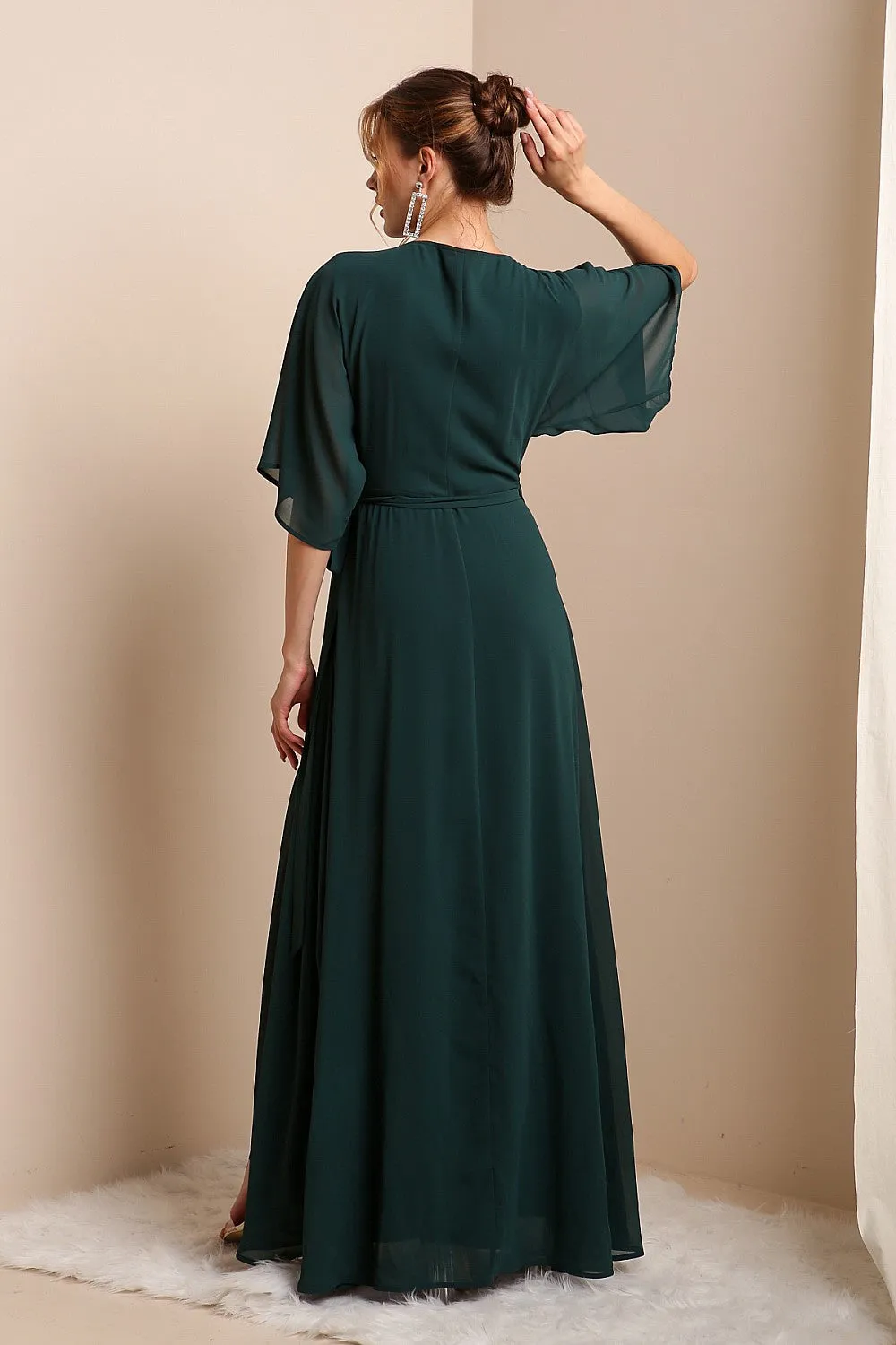 Hanako Dress in Green