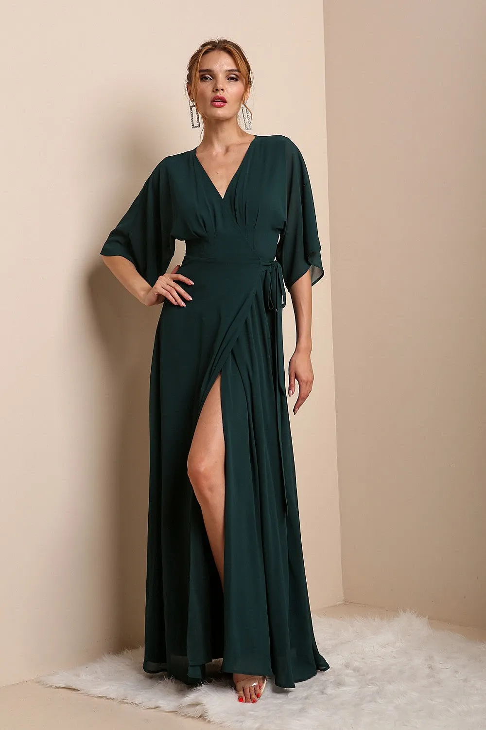Hanako Dress in Green