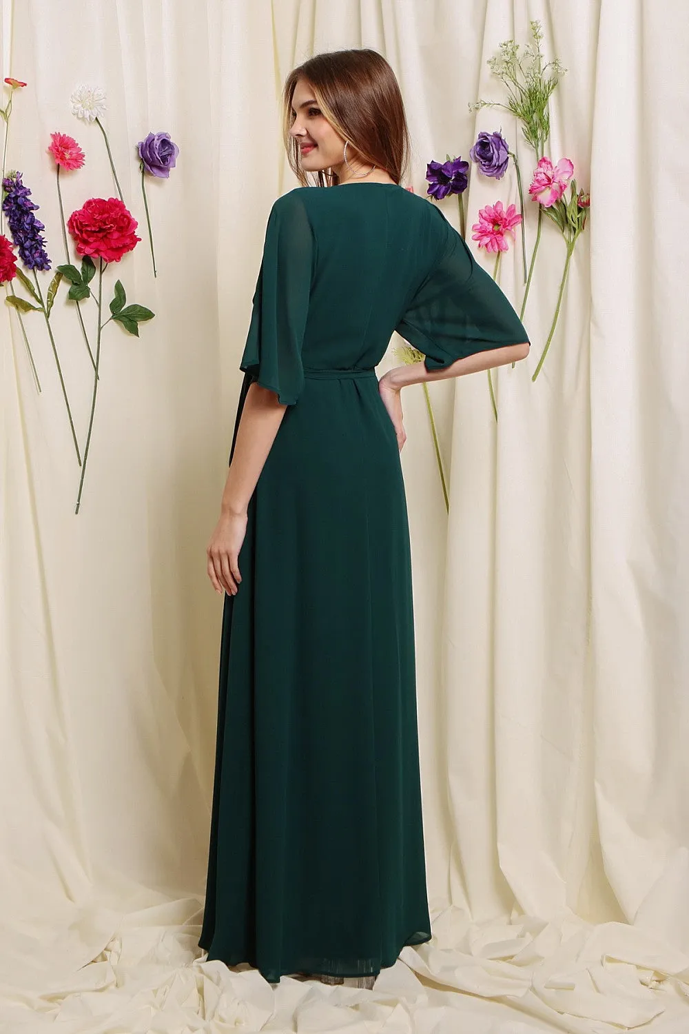 Hanako Dress in Green