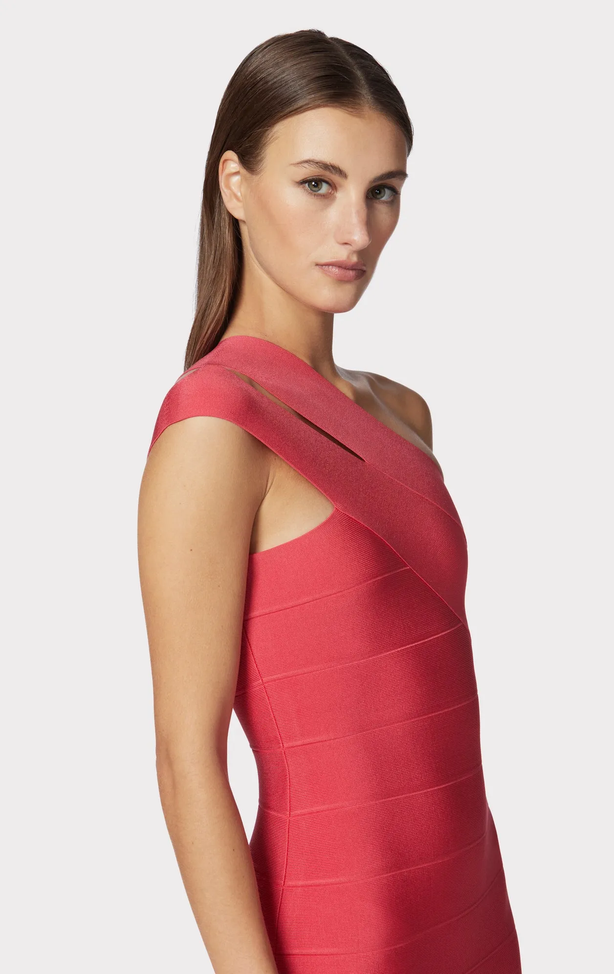 ICON ONE SHOULDER MINI DRESS