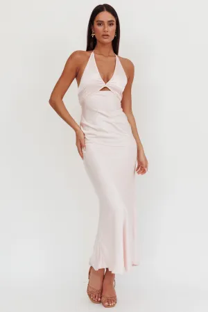 Jassinta Keyhole Bust Maxi Dress Pink