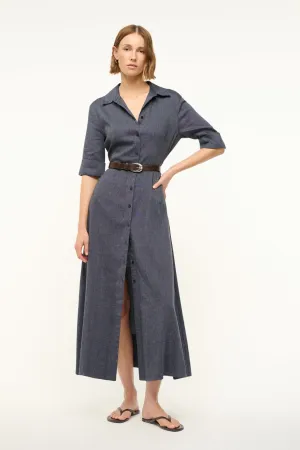 JOAN LINEN DRESS | CHAMBRAY