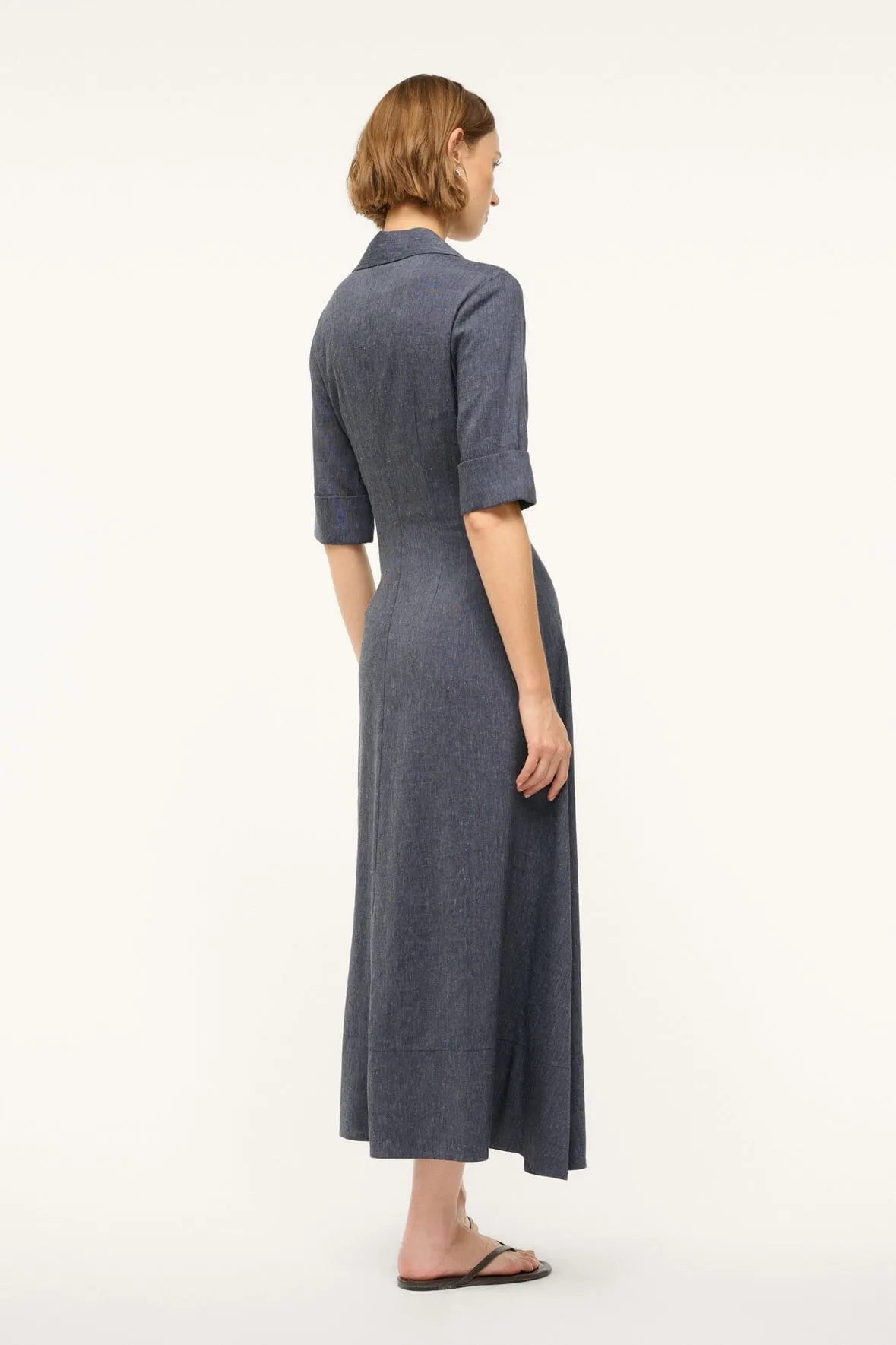 JOAN LINEN DRESS | CHAMBRAY