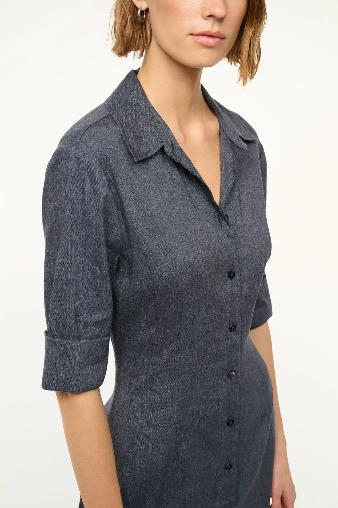 JOAN LINEN DRESS | CHAMBRAY