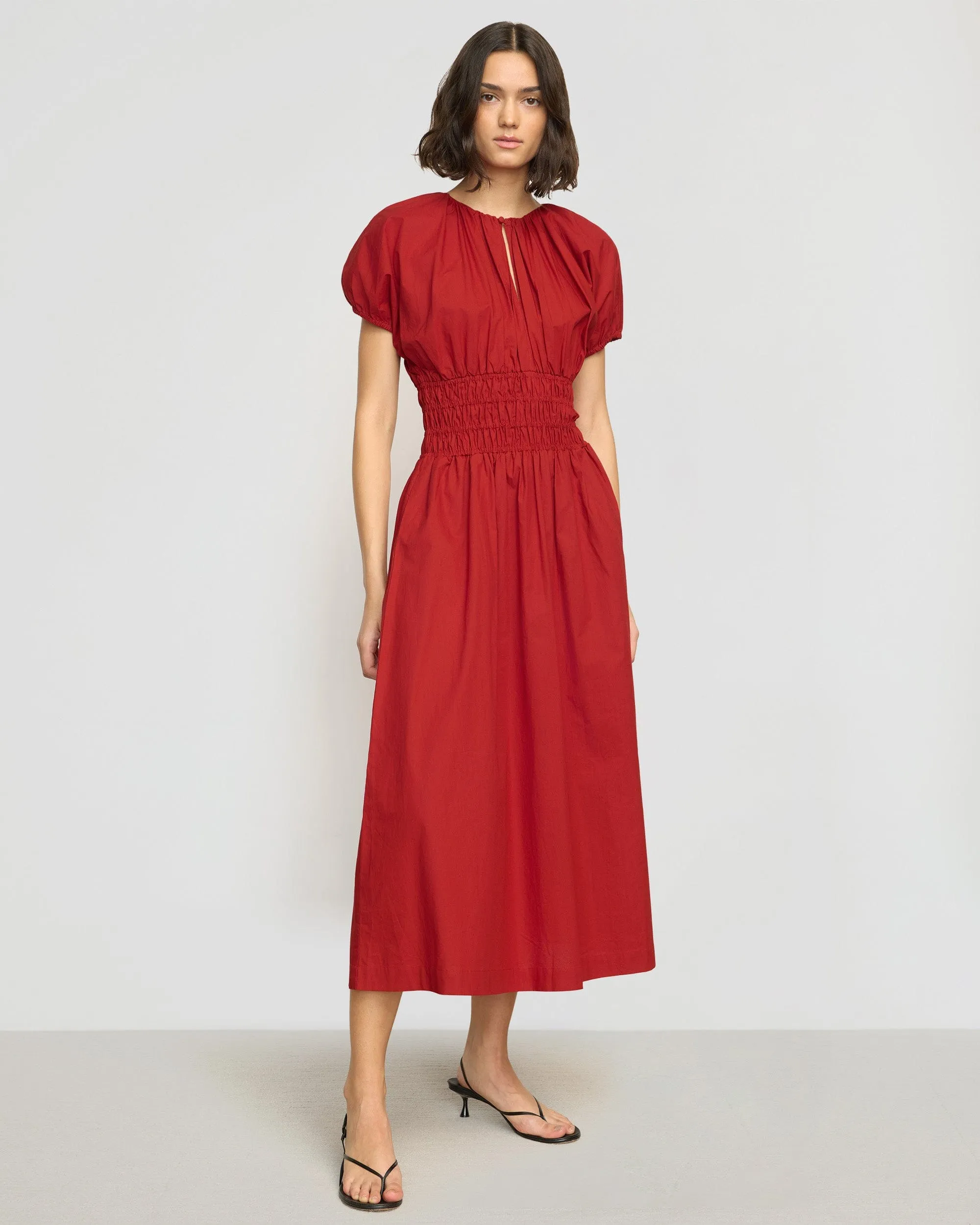 Kyla Organic Cotton Blouson Dress