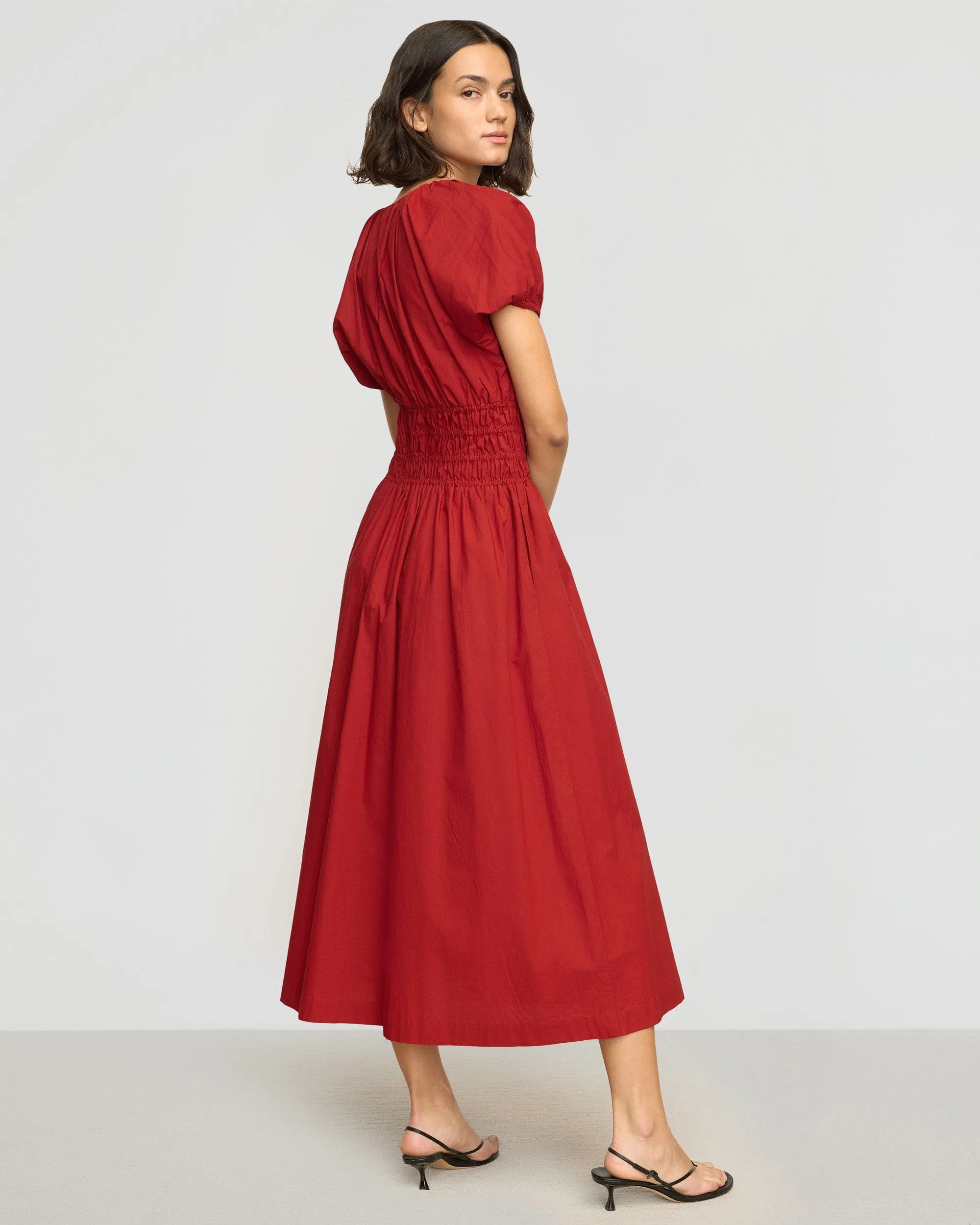 Kyla Organic Cotton Blouson Dress