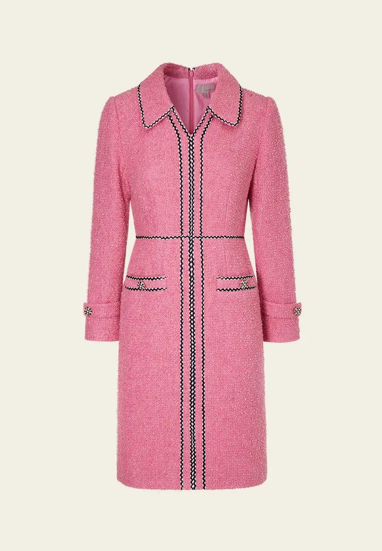Lapel Midi Dress