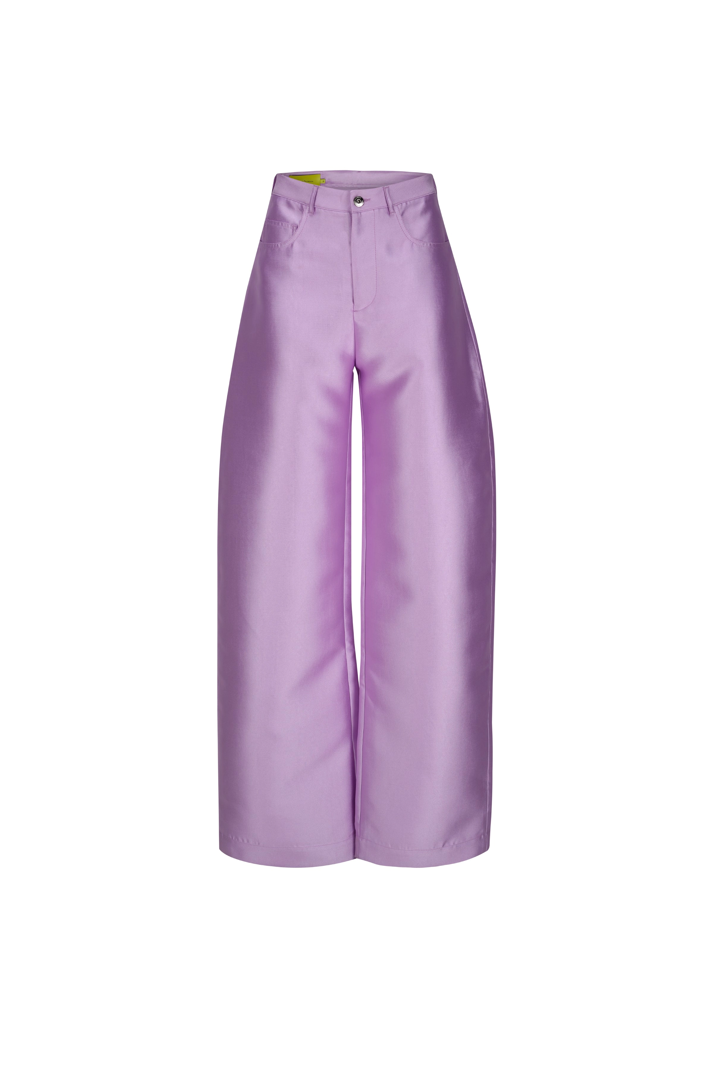 LILAC MIKADO BOYFRIEND TROUSERS