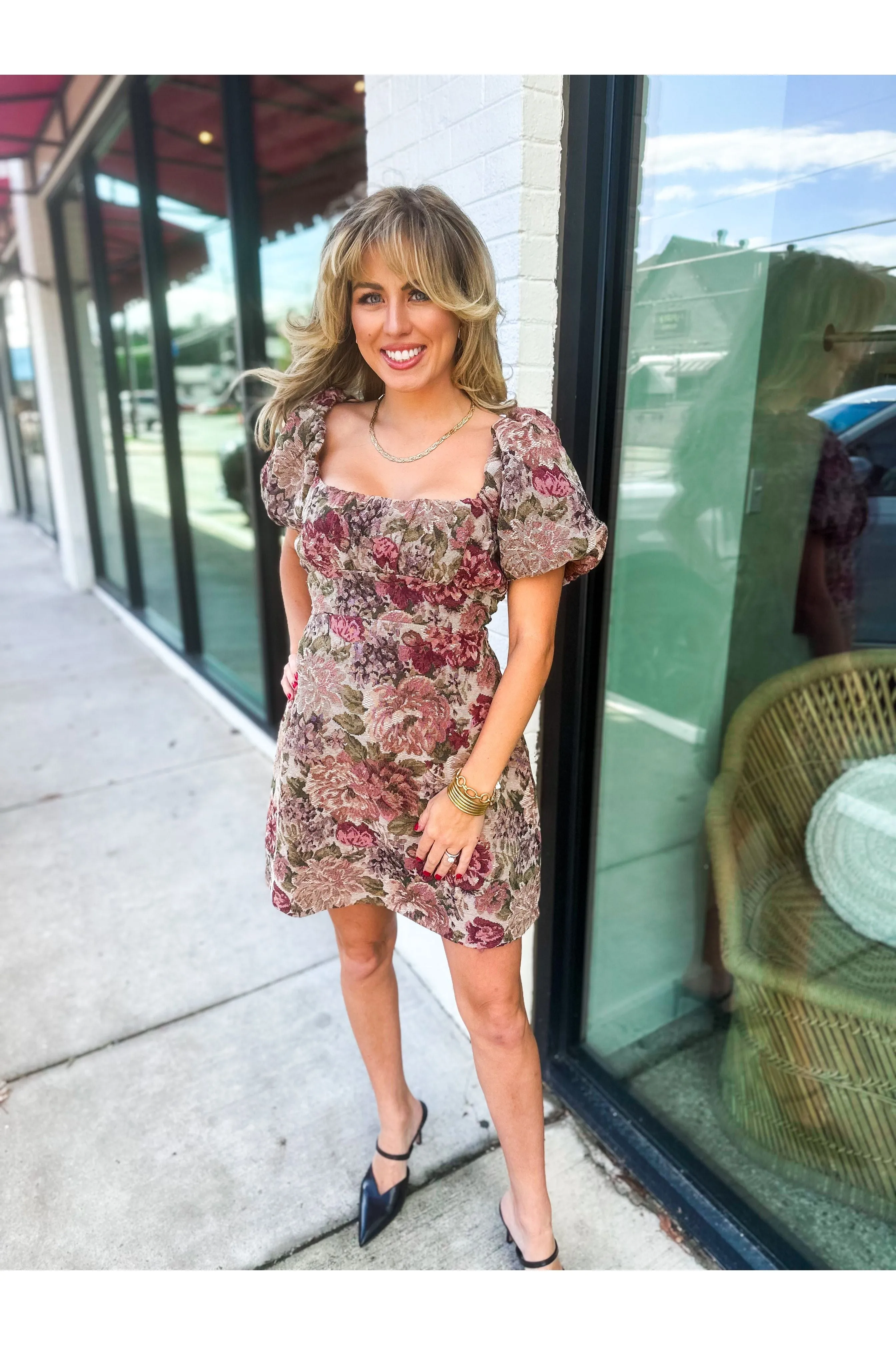 Mia Tie Back Mini Dress
