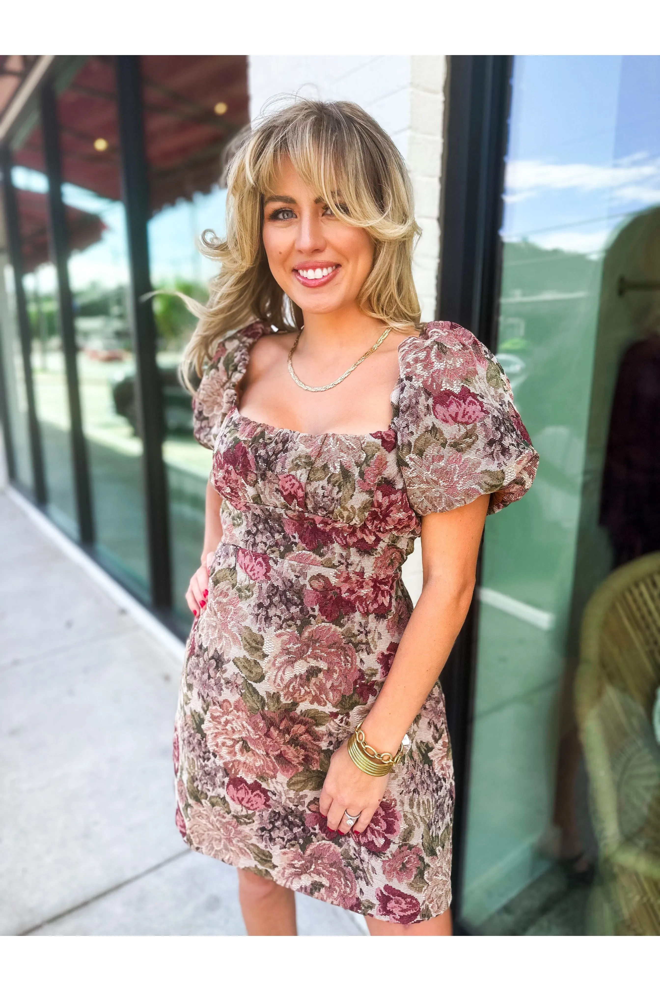 Mia Tie Back Mini Dress
