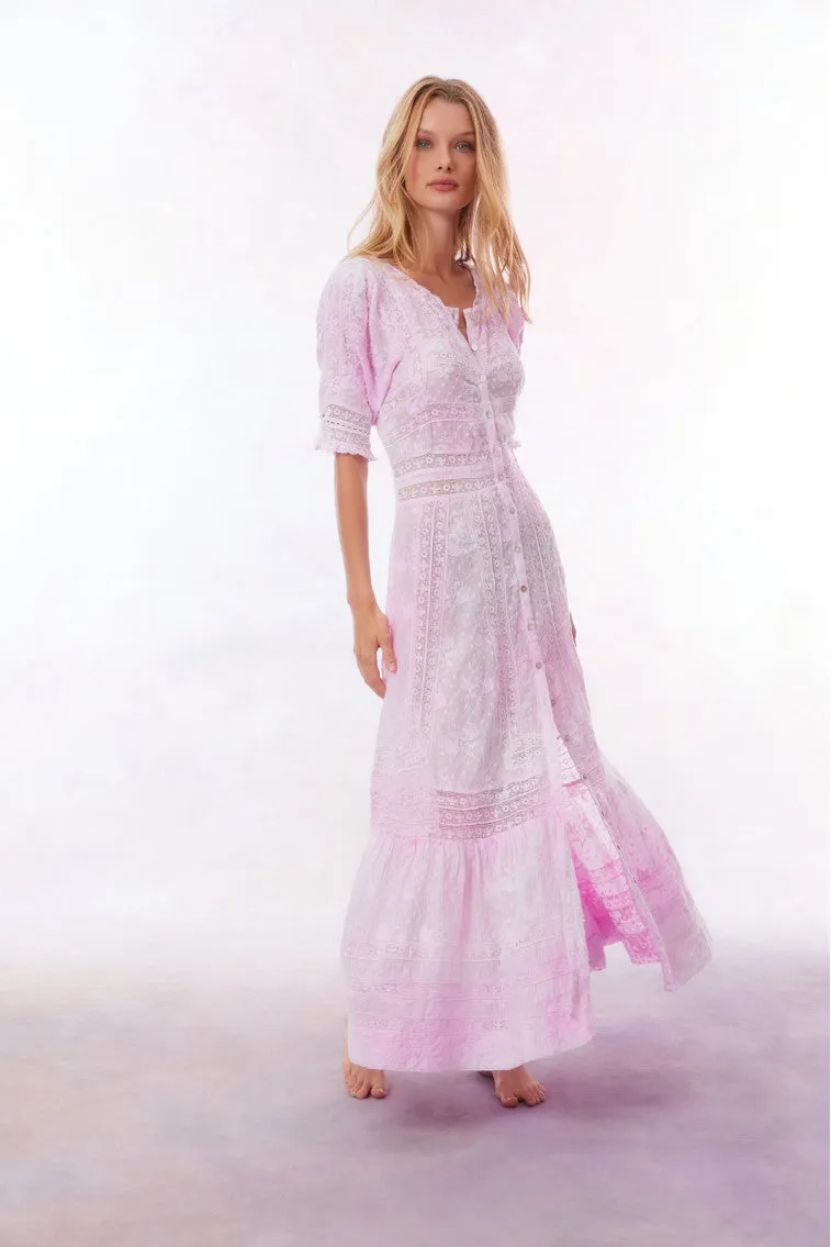 Minka Maxi Dress-PEONY PINK