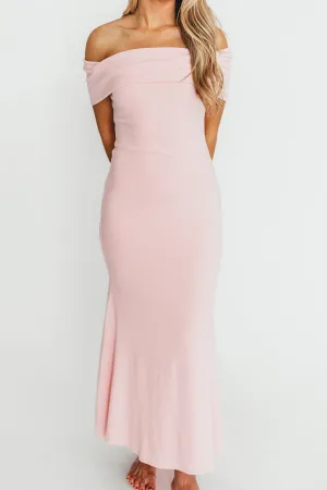 Monroe Maxi Dress in Dusty Pink - Bump Friendly (Small Restock for Sold Out Sizes- End of May)