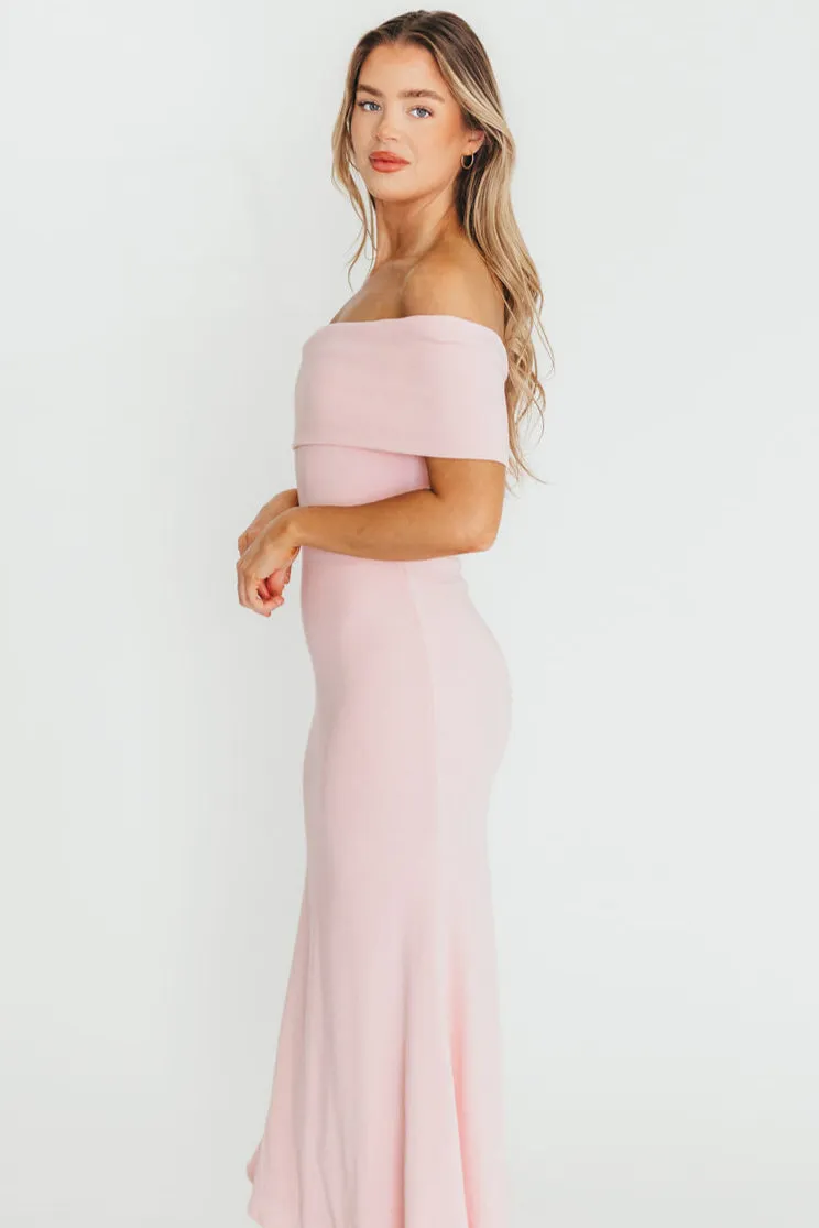 Monroe Maxi Dress in Dusty Pink - Bump Friendly (Small Restock for Sold Out Sizes- End of May)