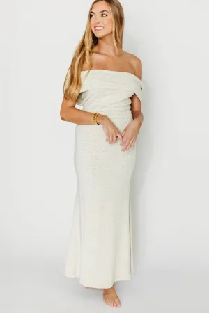 Monroe Maxi Dress in Heather Grey -Bump Friendly- PRE-ORDER