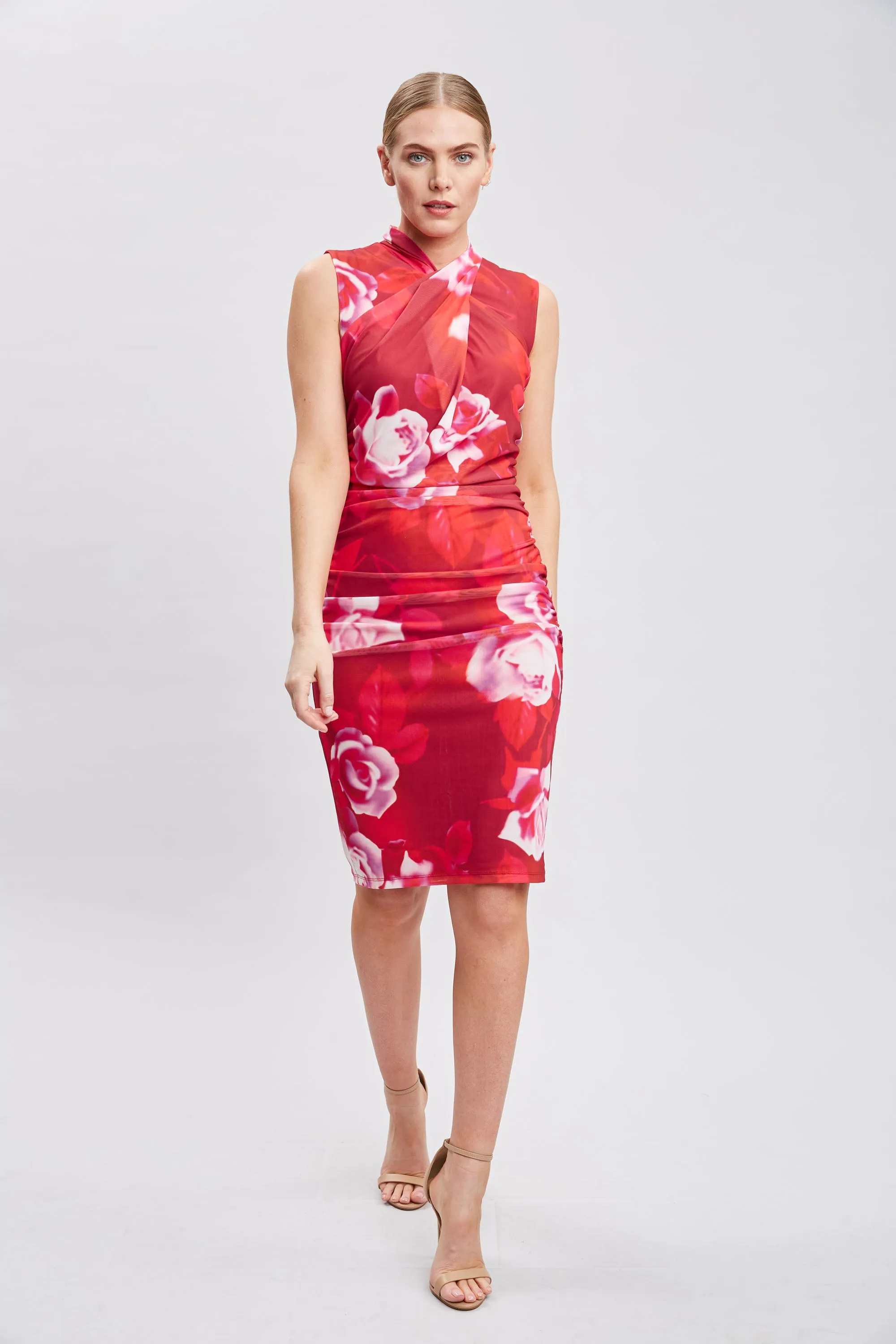 Moulin Rouge Twist Neck Dress