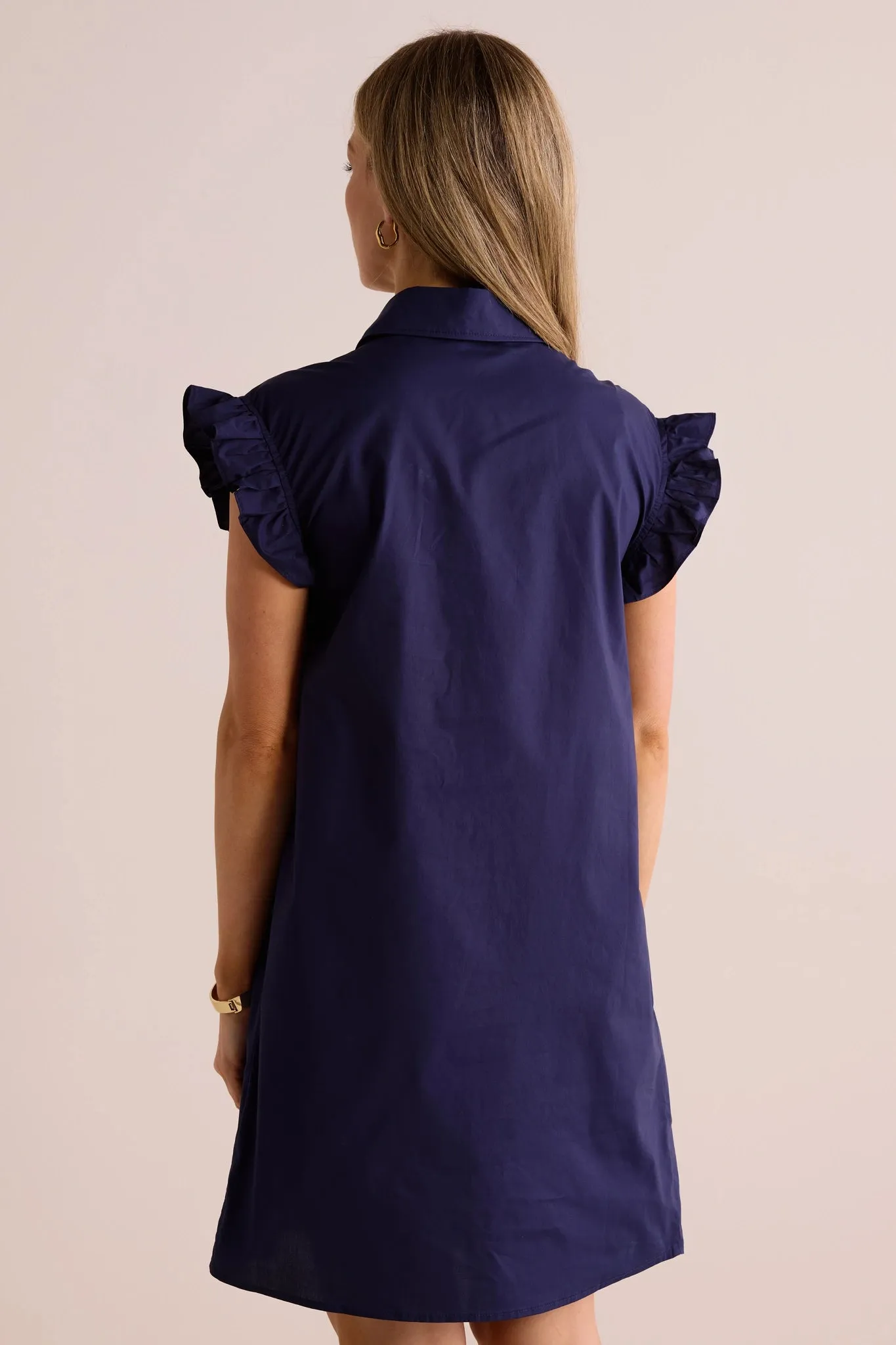 Neacie Dress- Navy