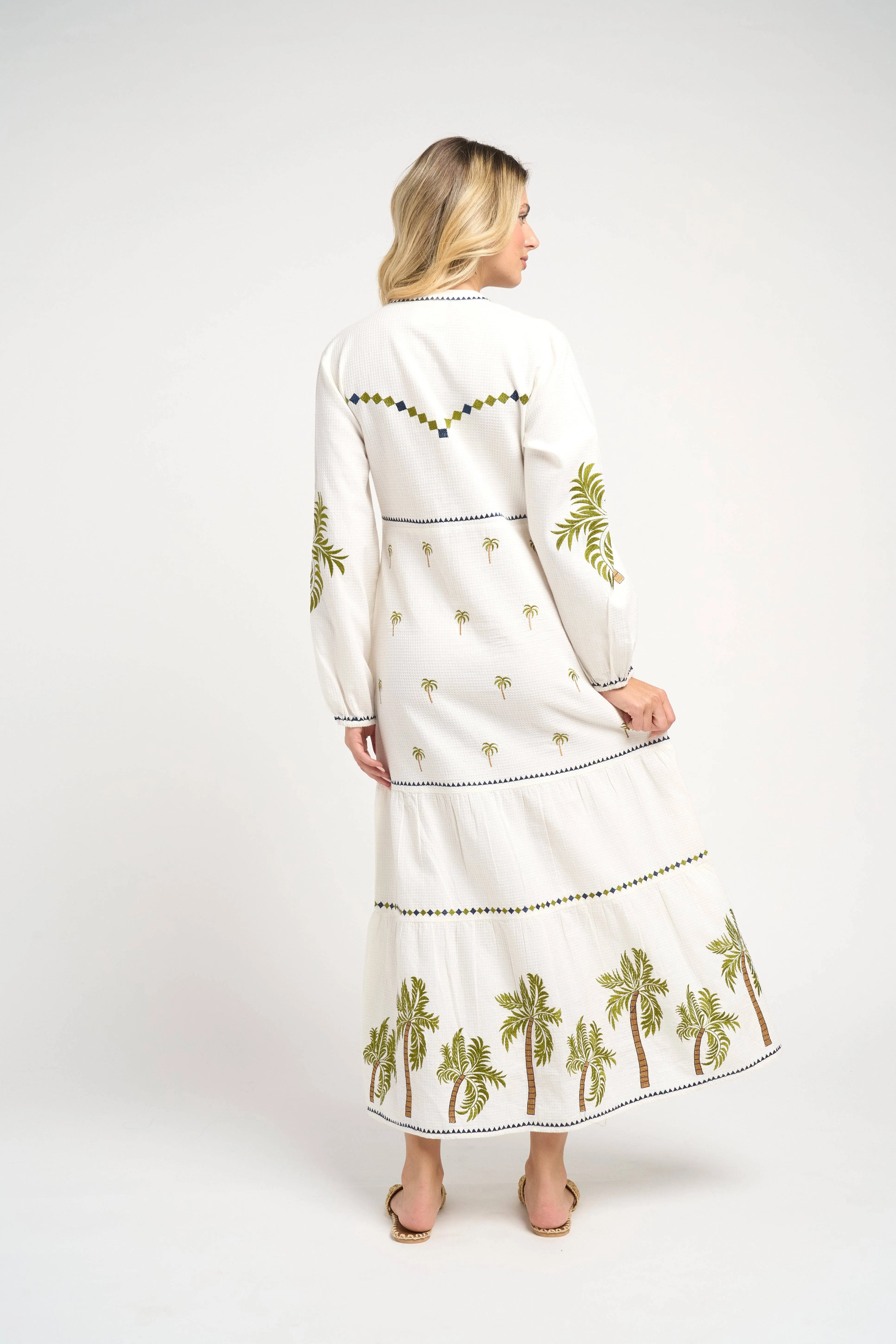 Ria Palm Dress