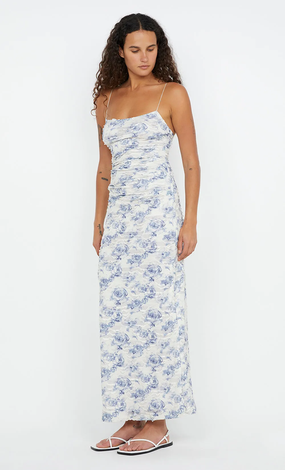 RIVA MAXI DRESS - PORCELAIN ROSE