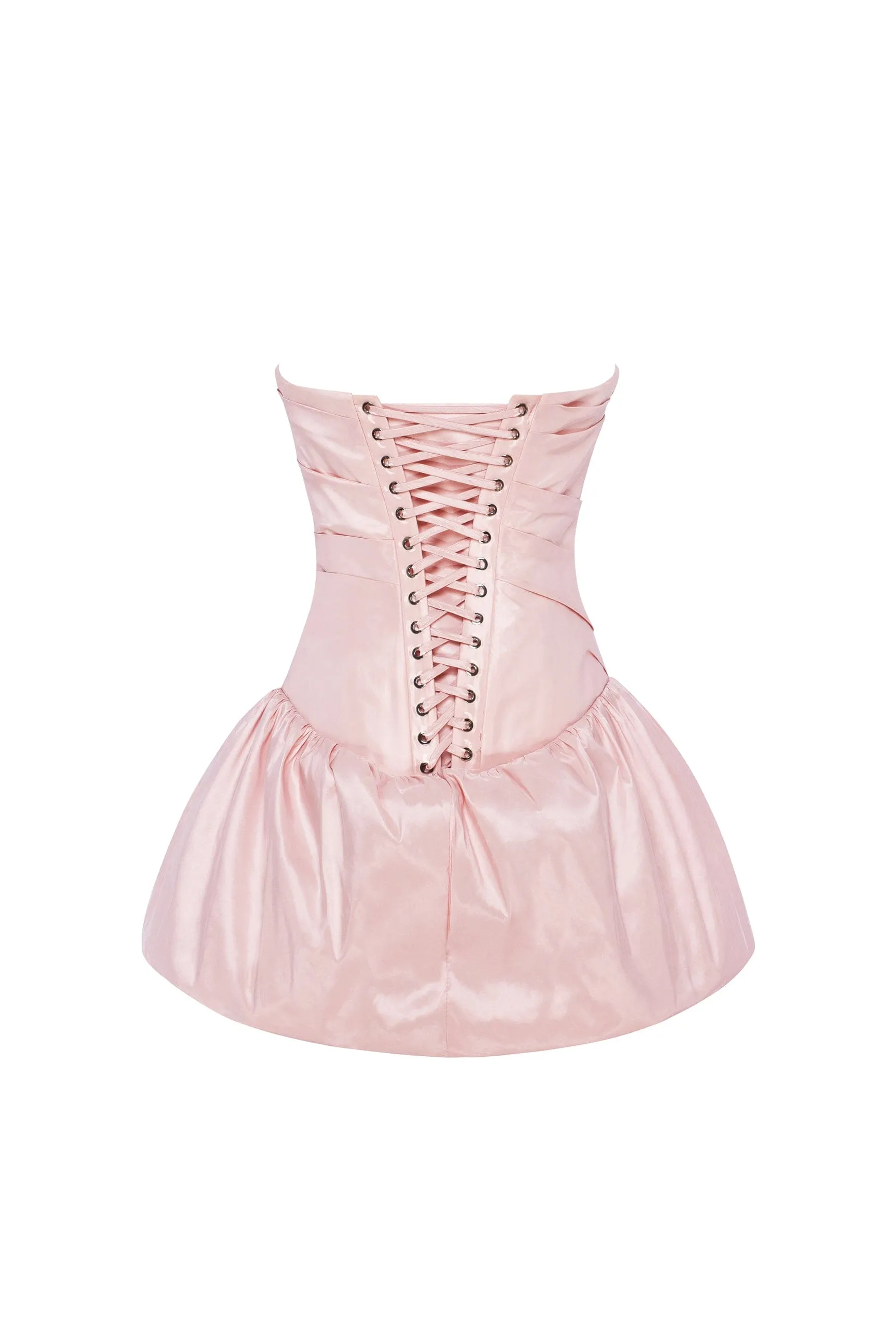 Rosy glow bubble mini dress, Glow-Up