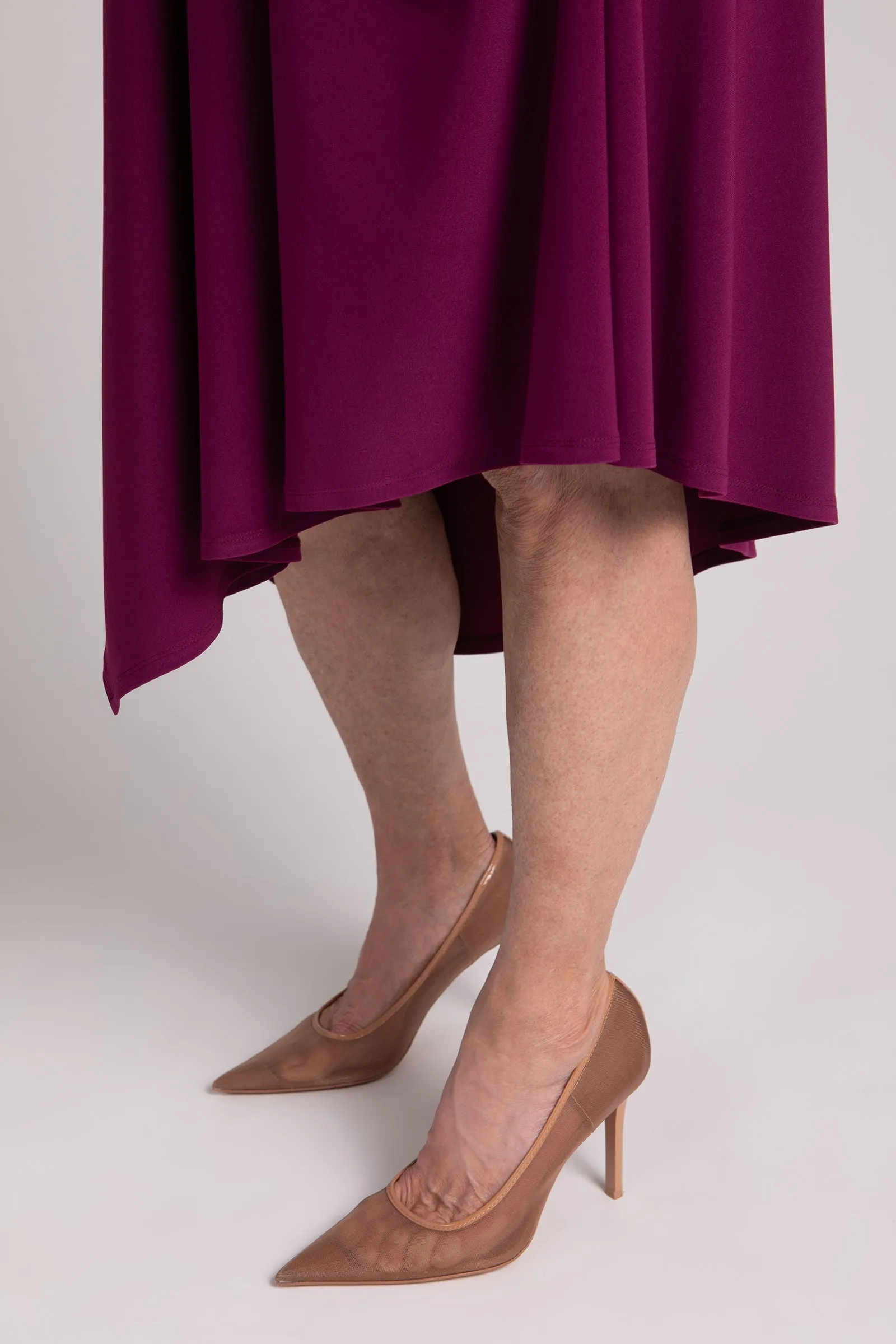 Slant Pocket Dress | Amaranth
