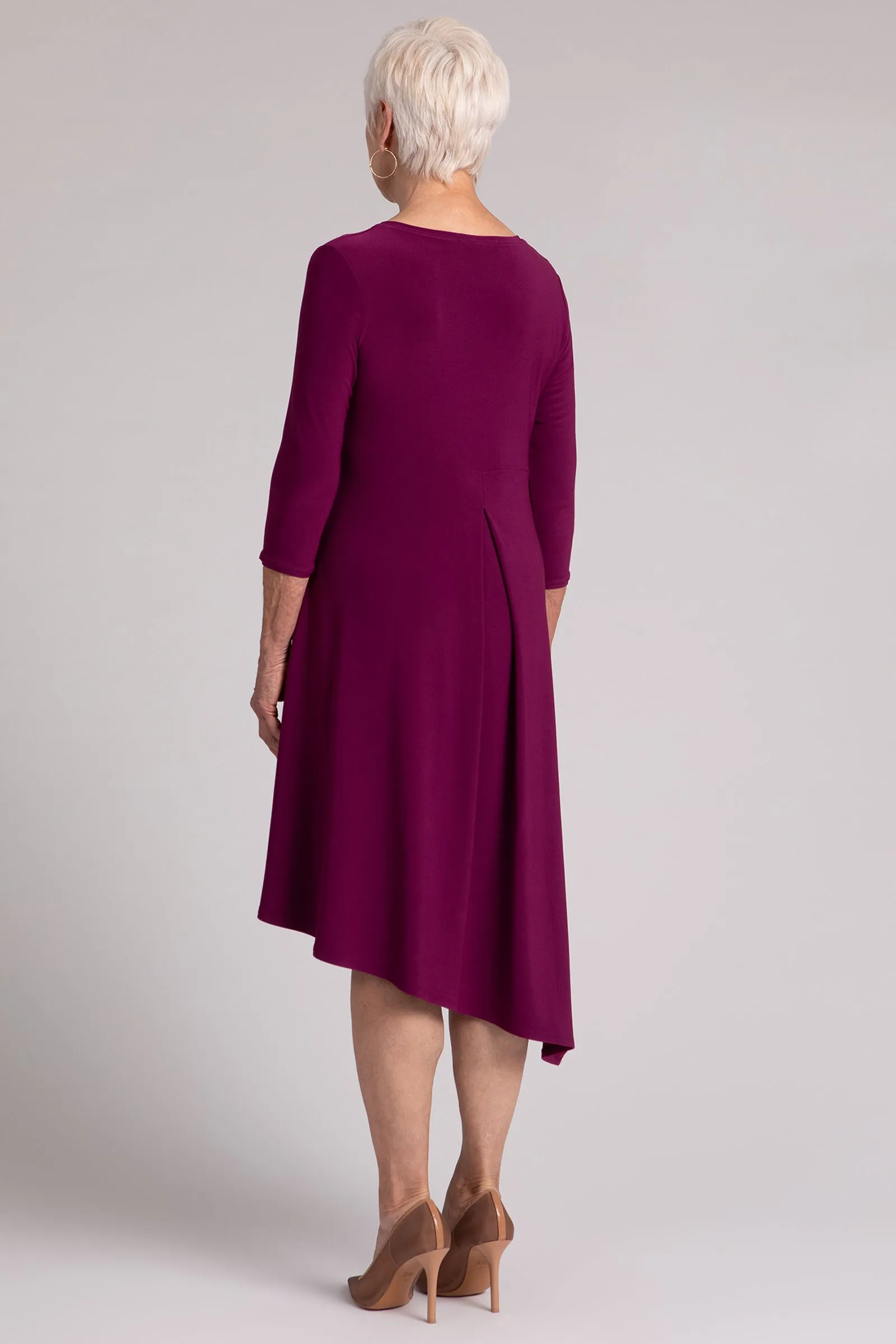 Slant Pocket Dress | Amaranth