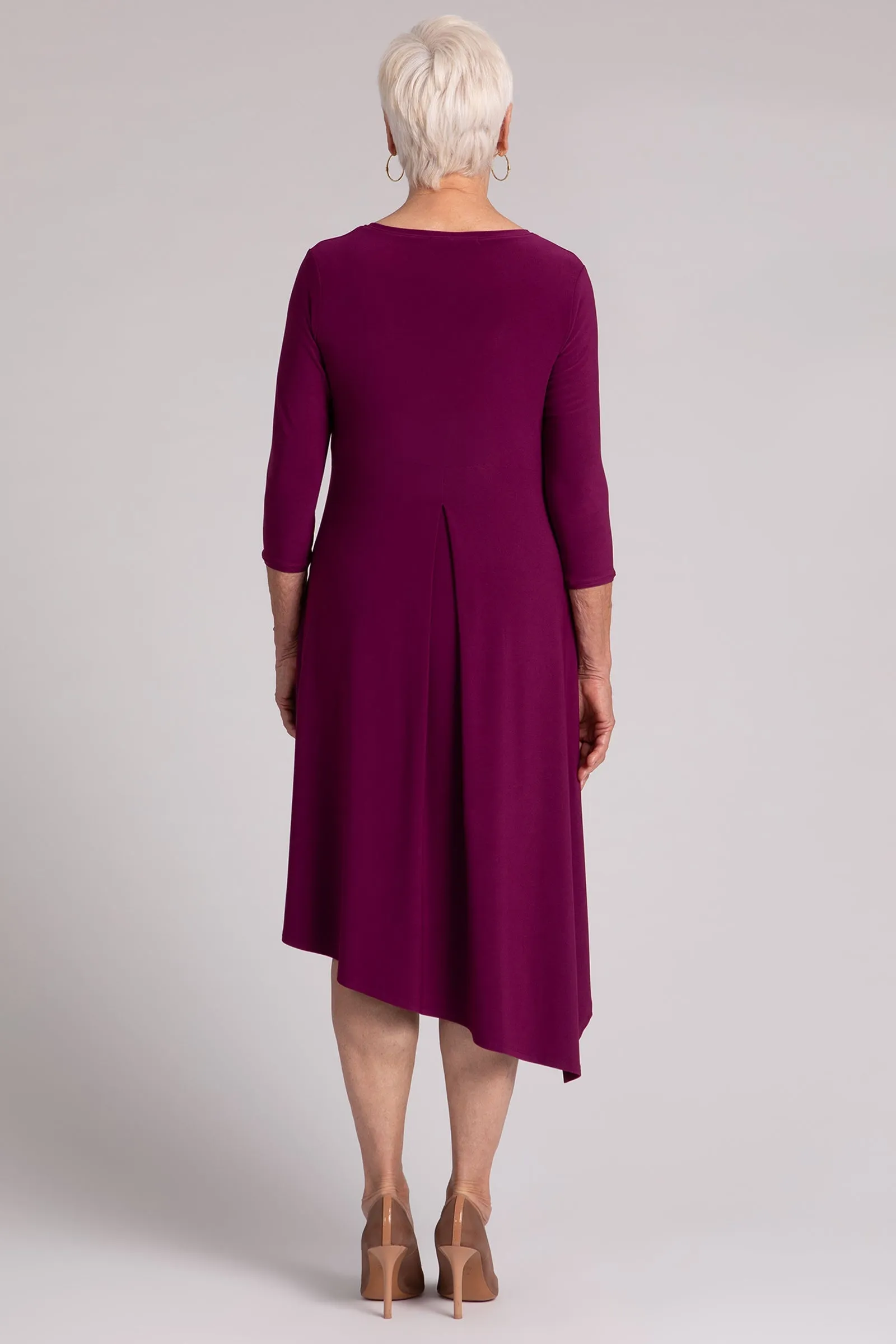 Slant Pocket Dress | Amaranth