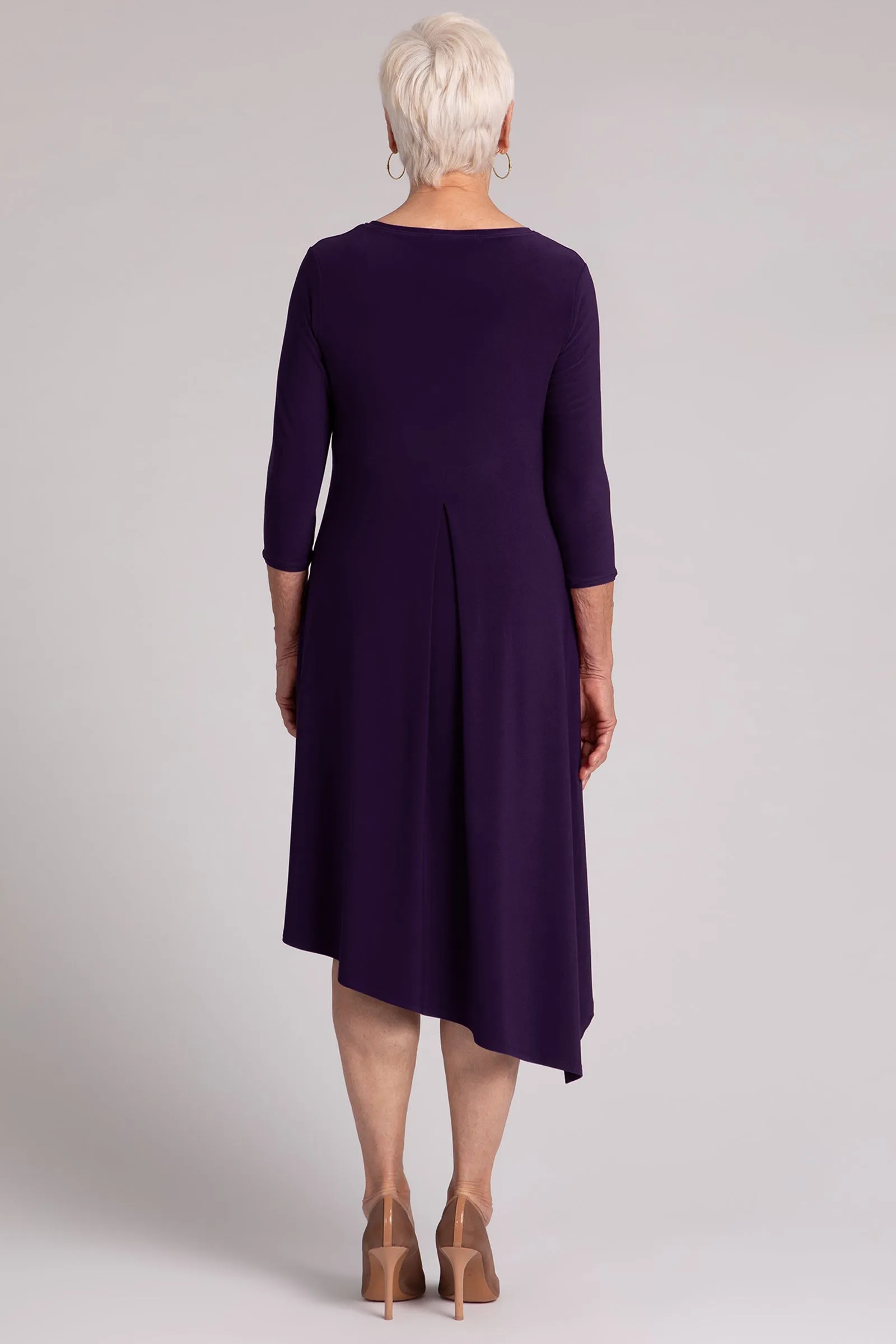 Slant Pocket Dress | Blackberry