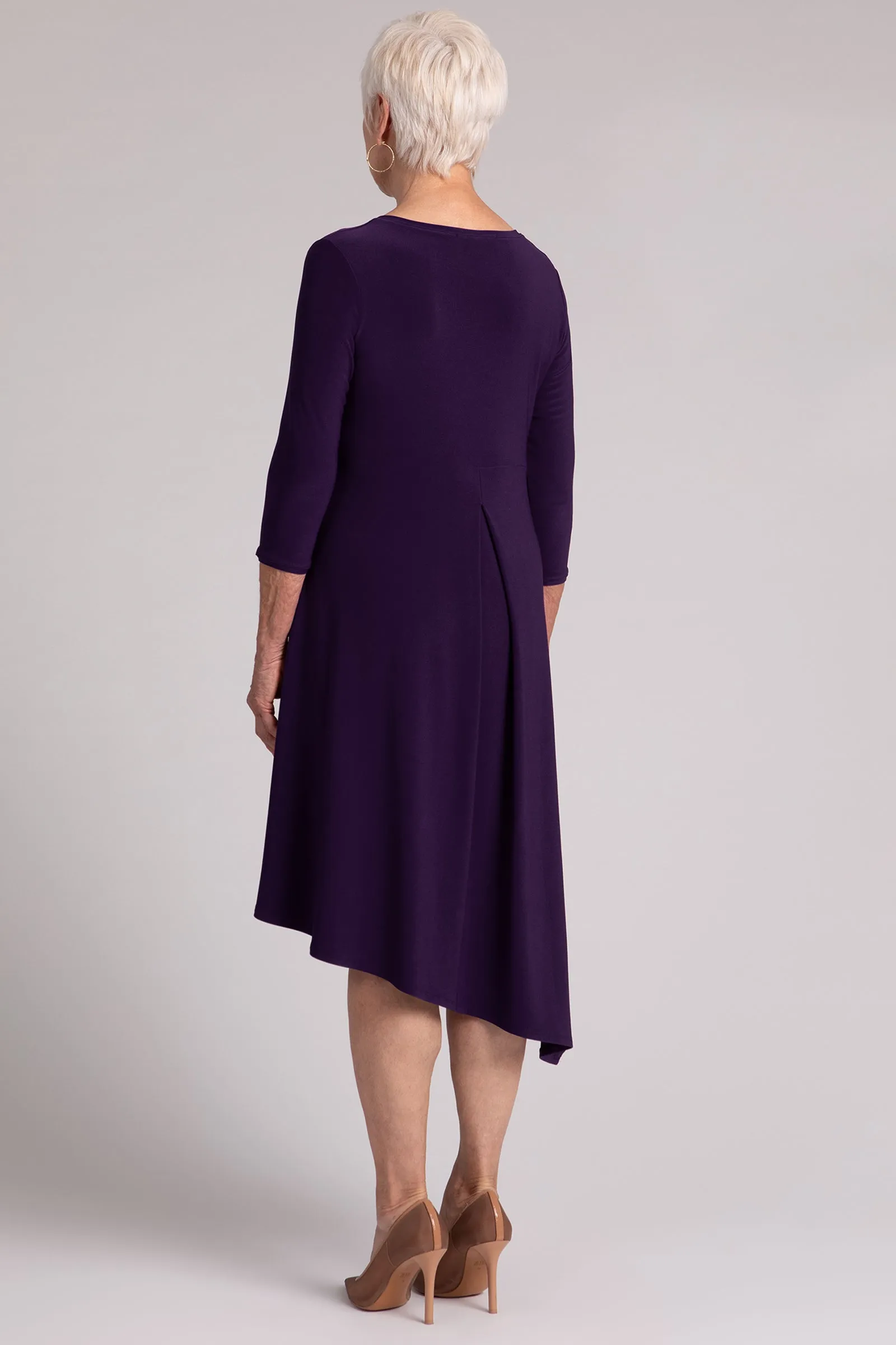 Slant Pocket Dress | Blackberry