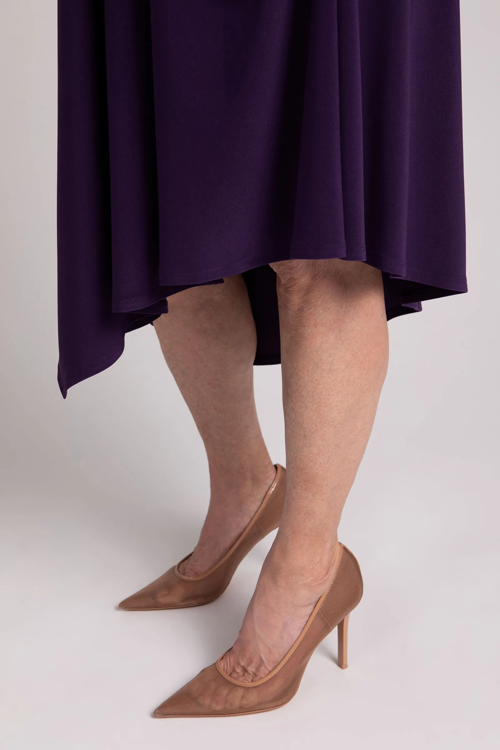 Slant Pocket Dress | Blackberry