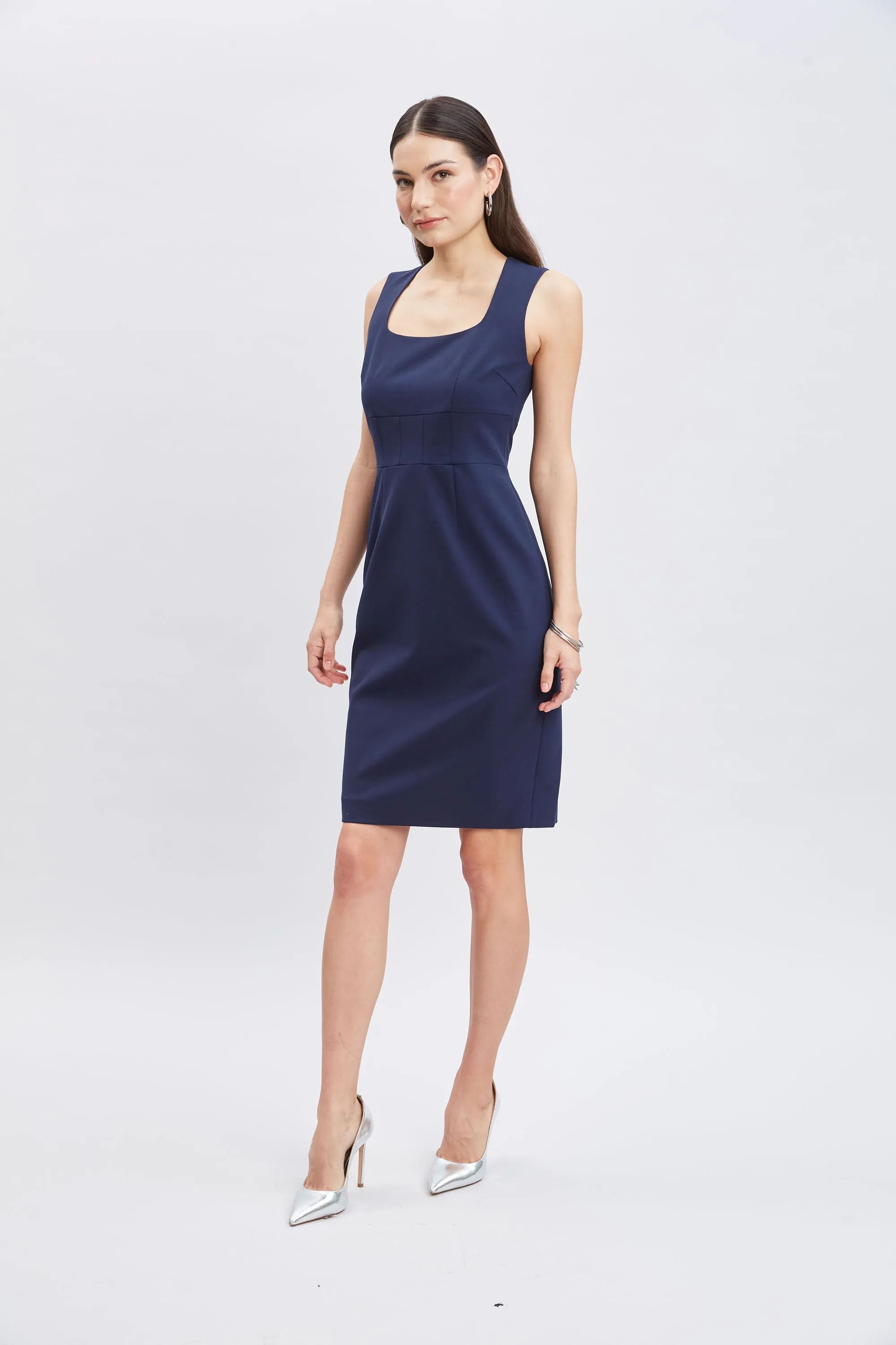 Square Neck Slim Dress