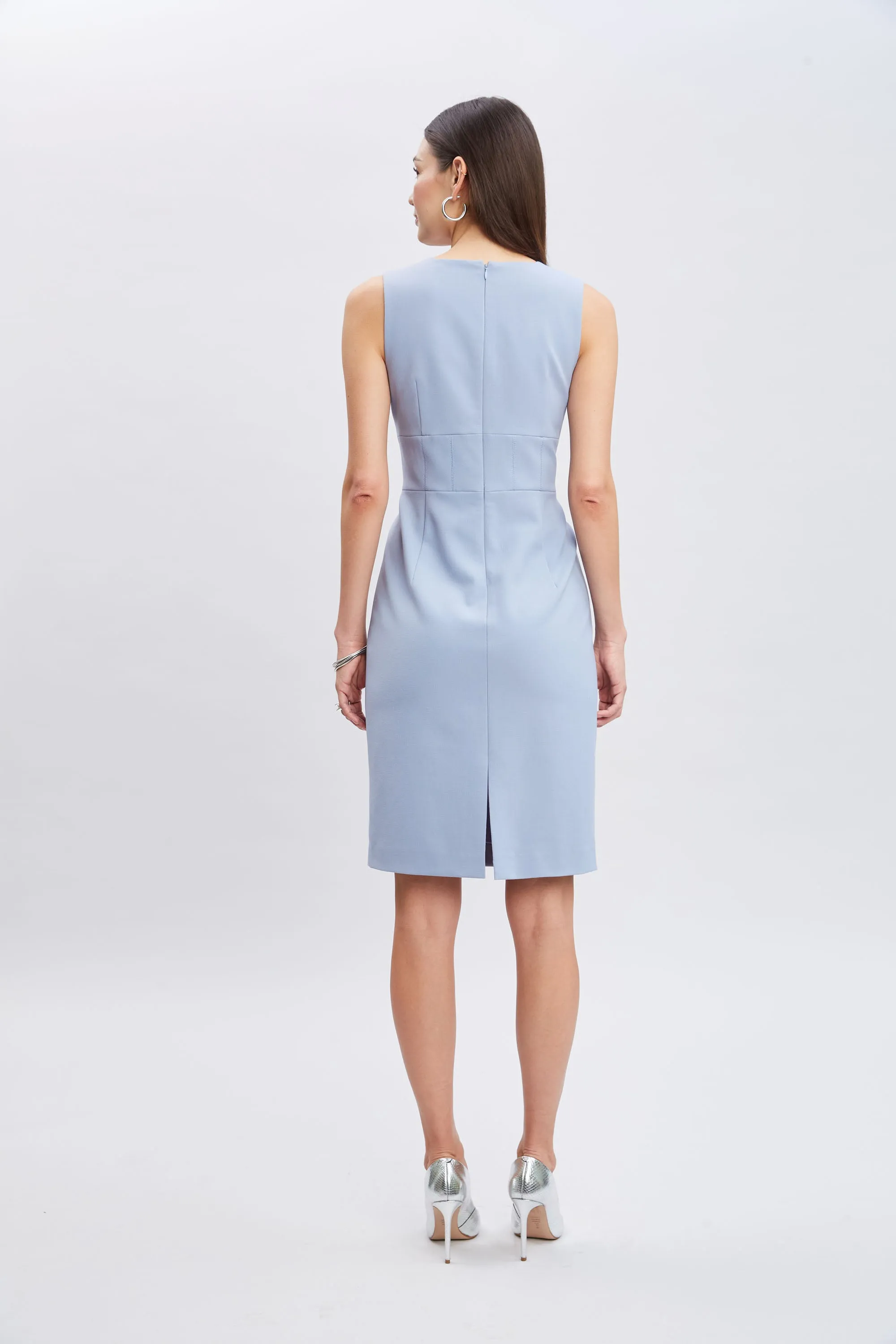 Square Neck Slim Dress
