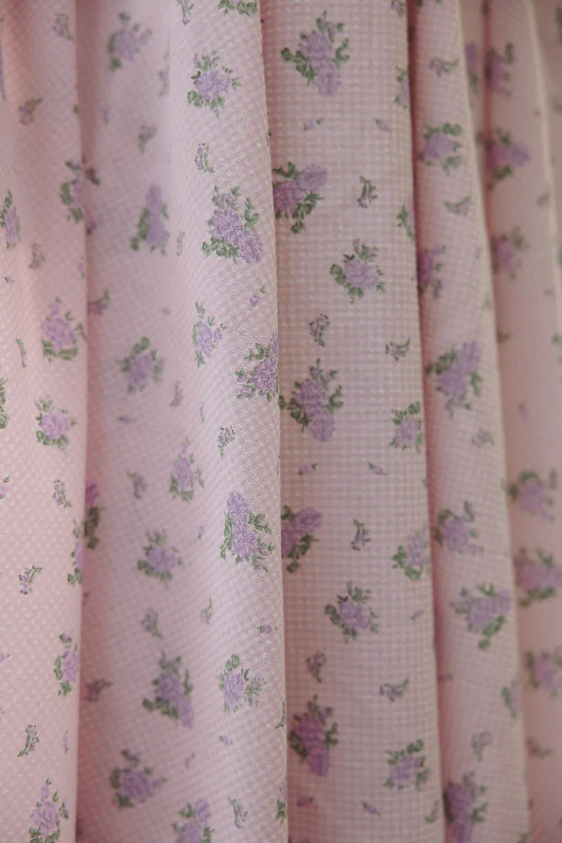 Teagan Dress in Purple Gingham