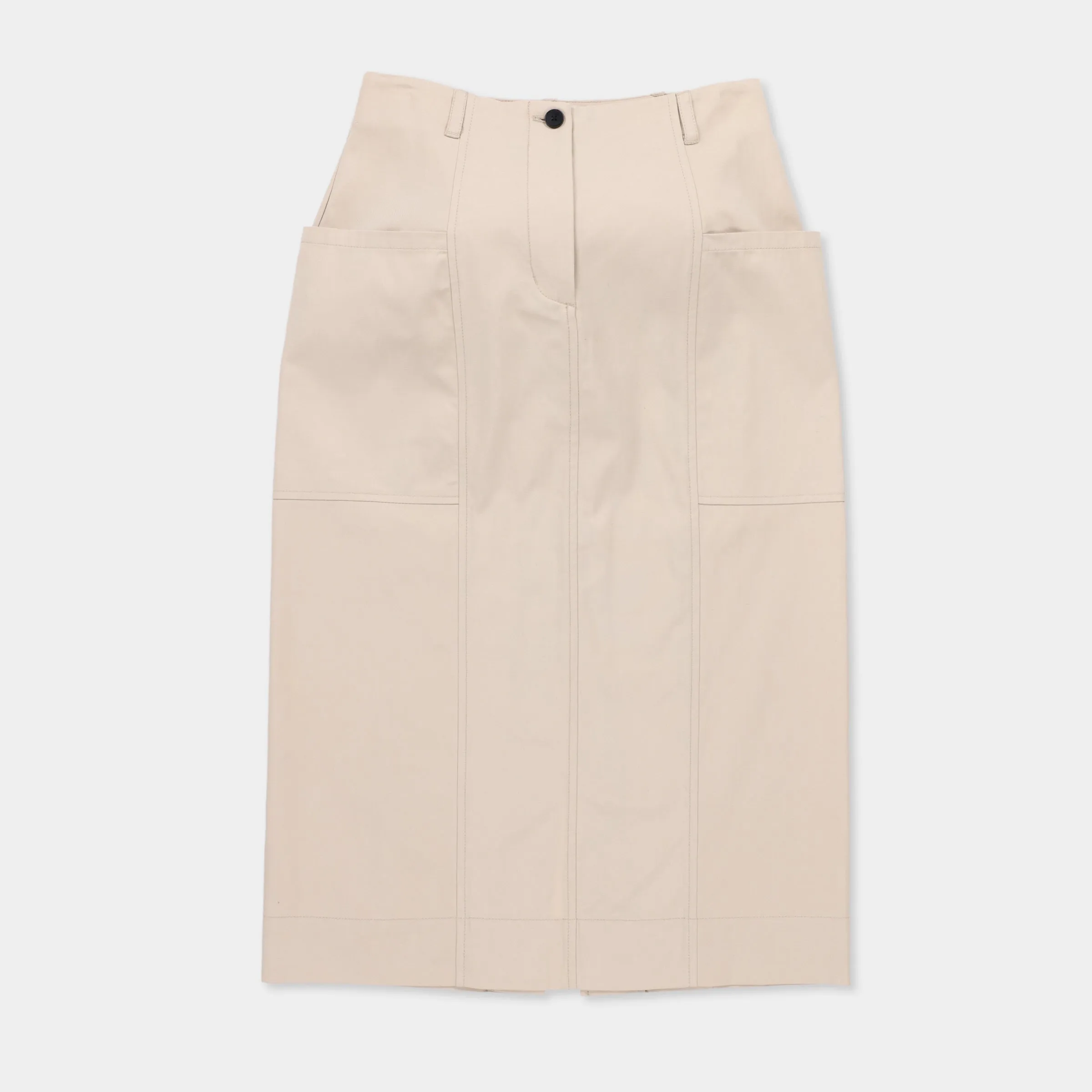 Tencel Cotton Midi Skirt